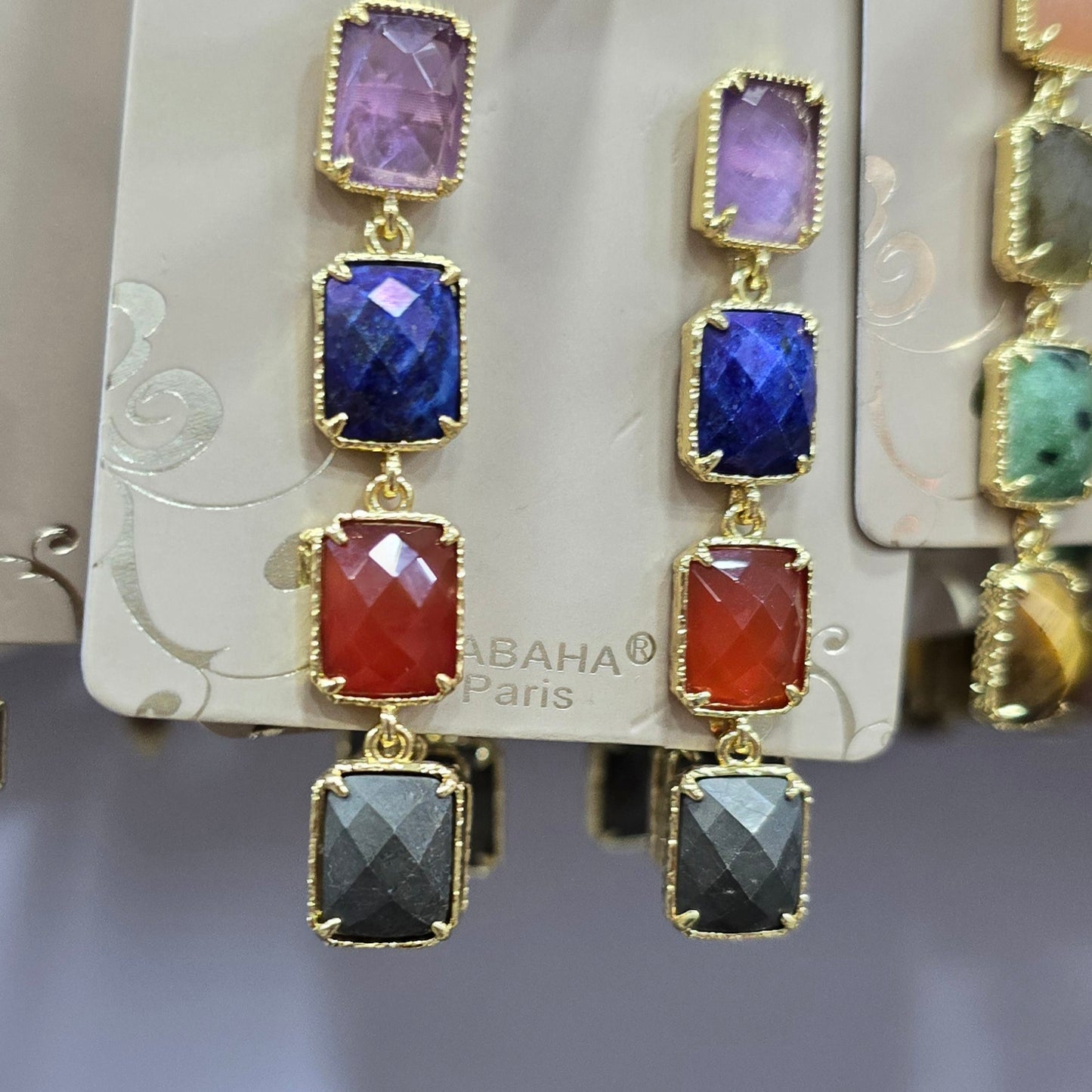 Boucle d'oreilles HABAHA Pierres Naturelles part 1