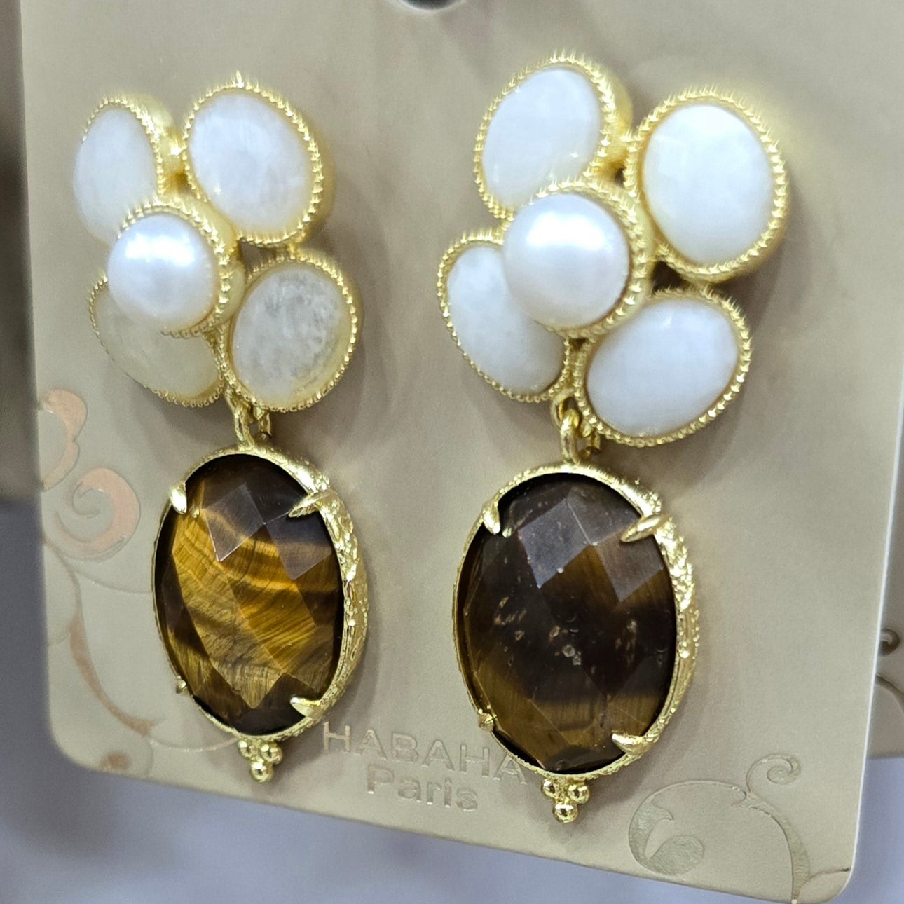 Boucle d'oreilles HABAHA Pierres Naturelles part 1