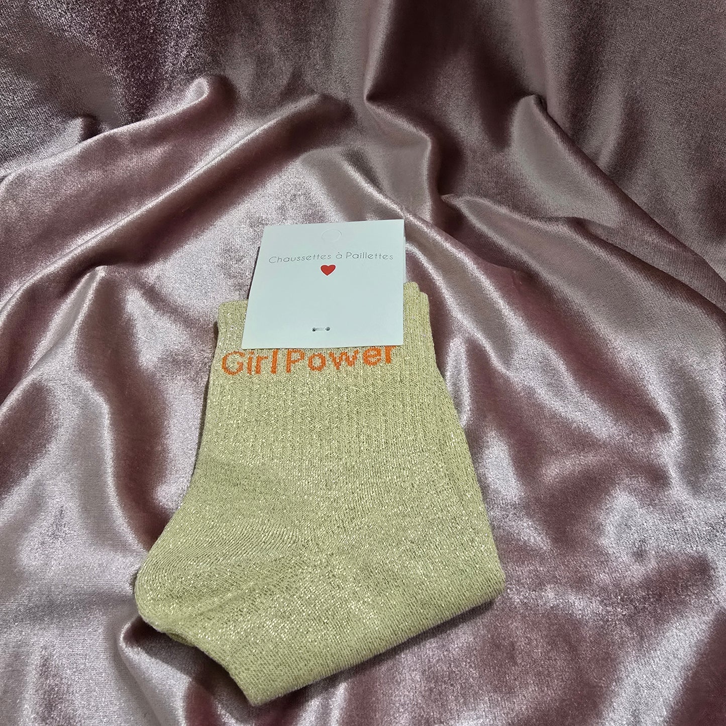 Chaussettes a paillettes