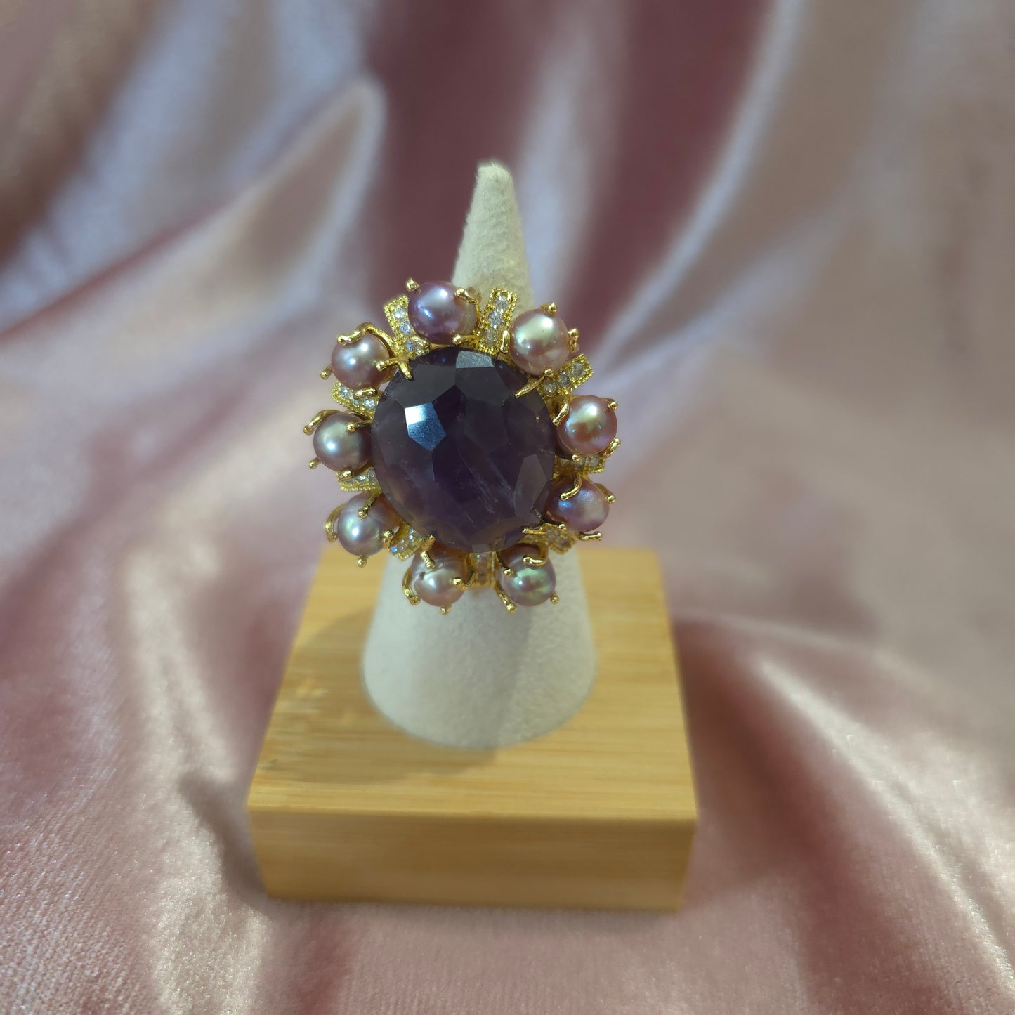 Bague versaille amethyste