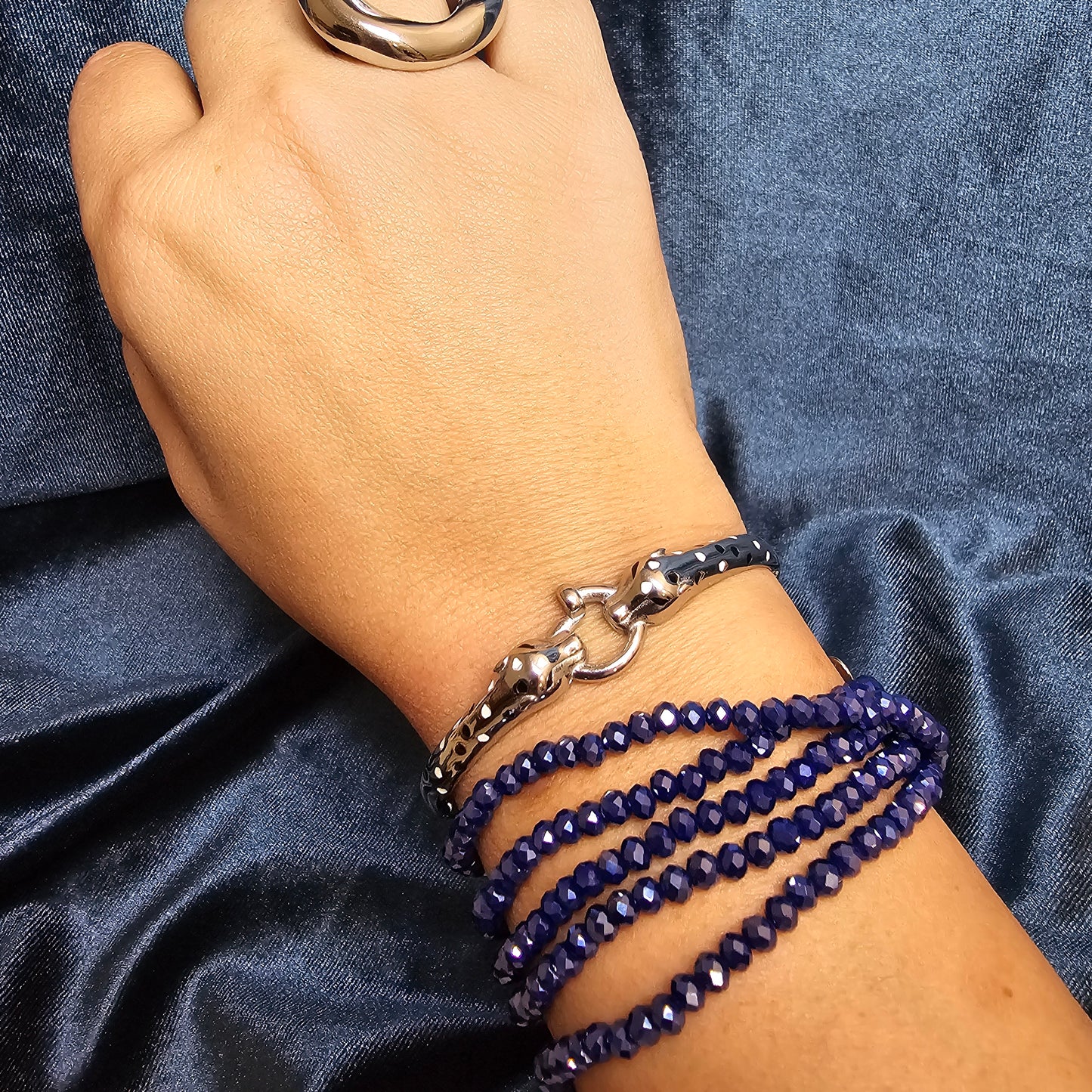 Bracelet Panthere (Argenté)