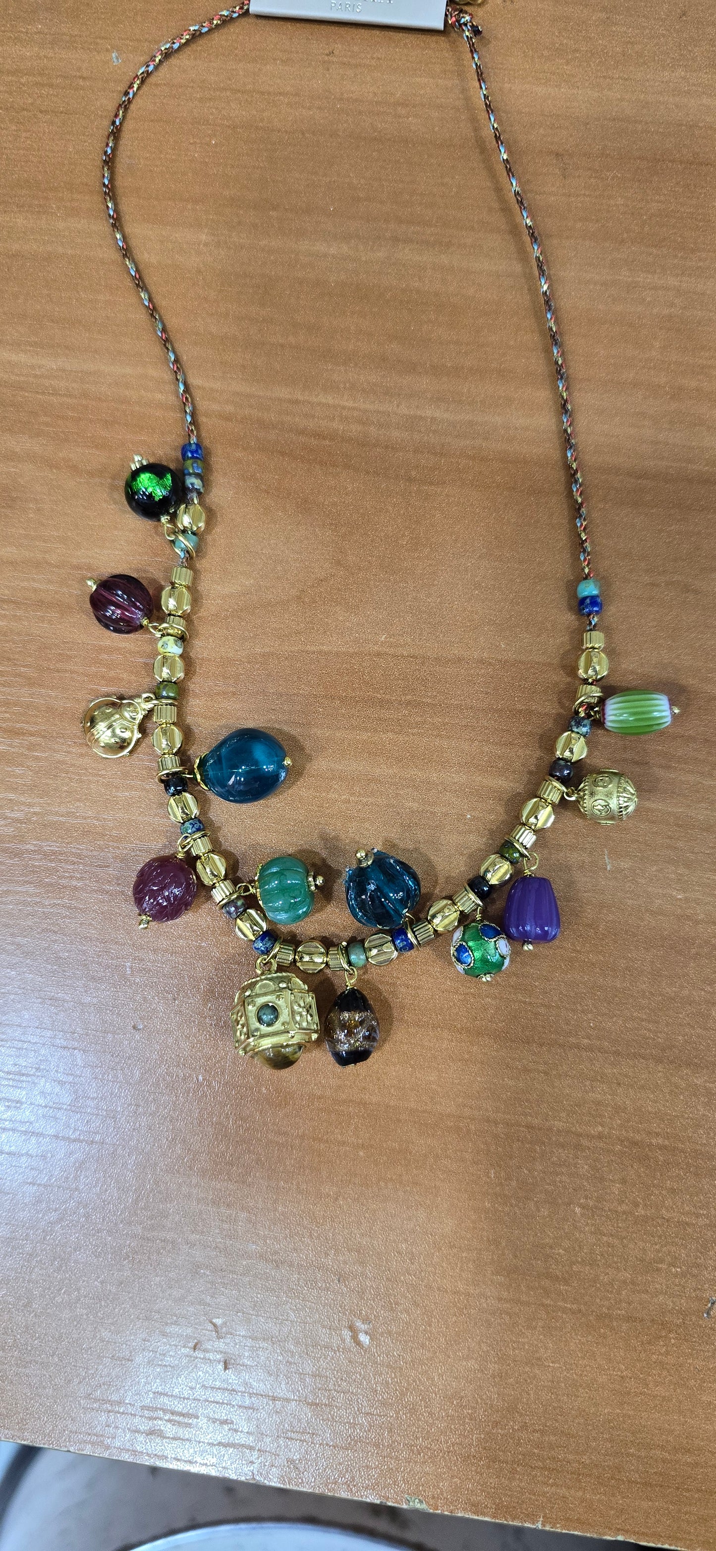 Sautoir et collier pierres naturelles