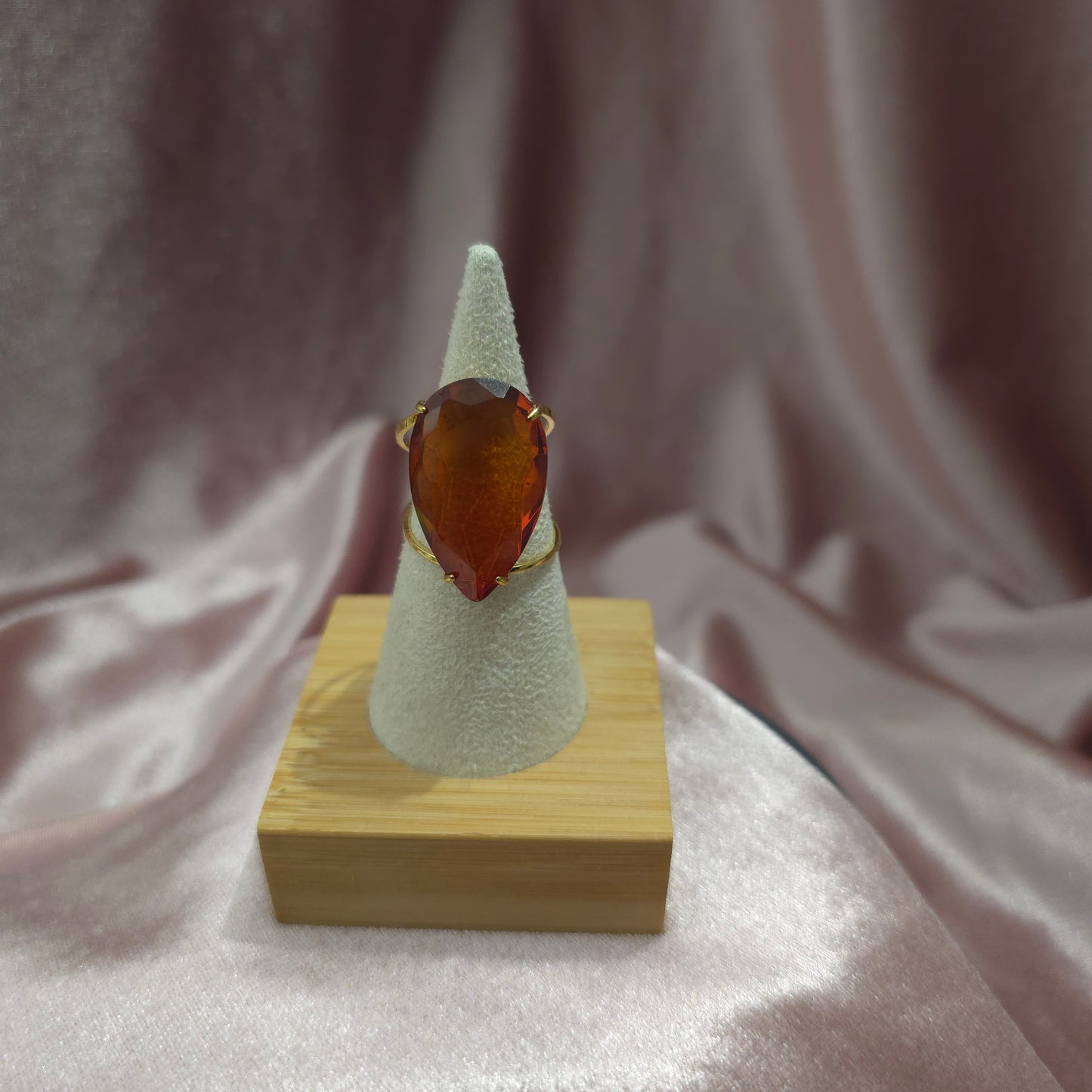 Bague retro goutte