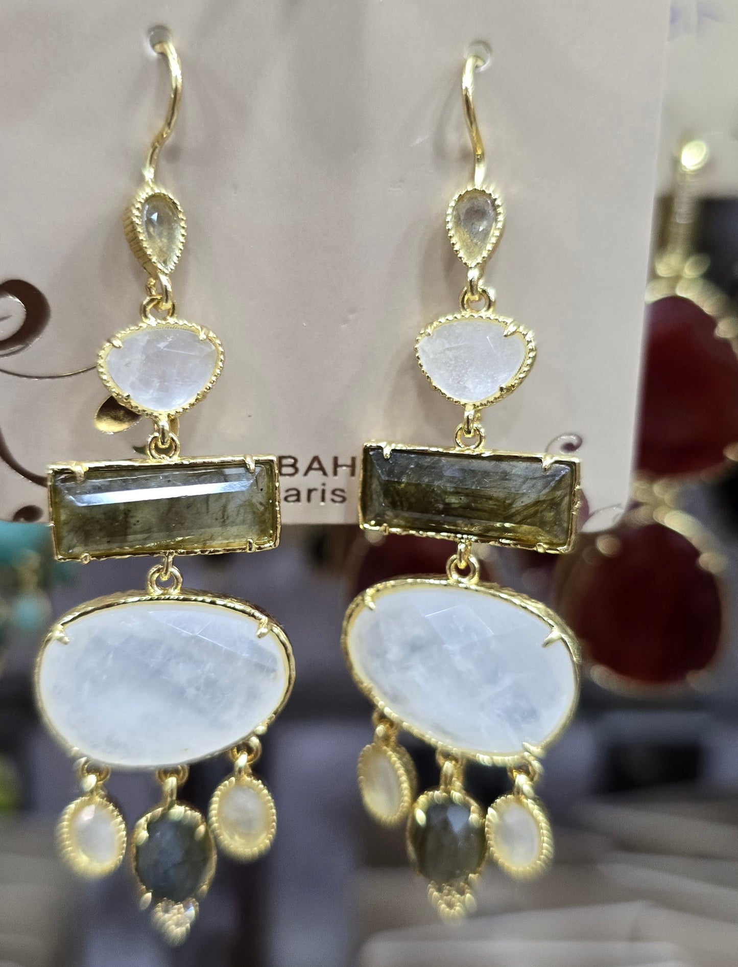 Boucle d'oreilles HABAHA Pierres Naturelles part 1