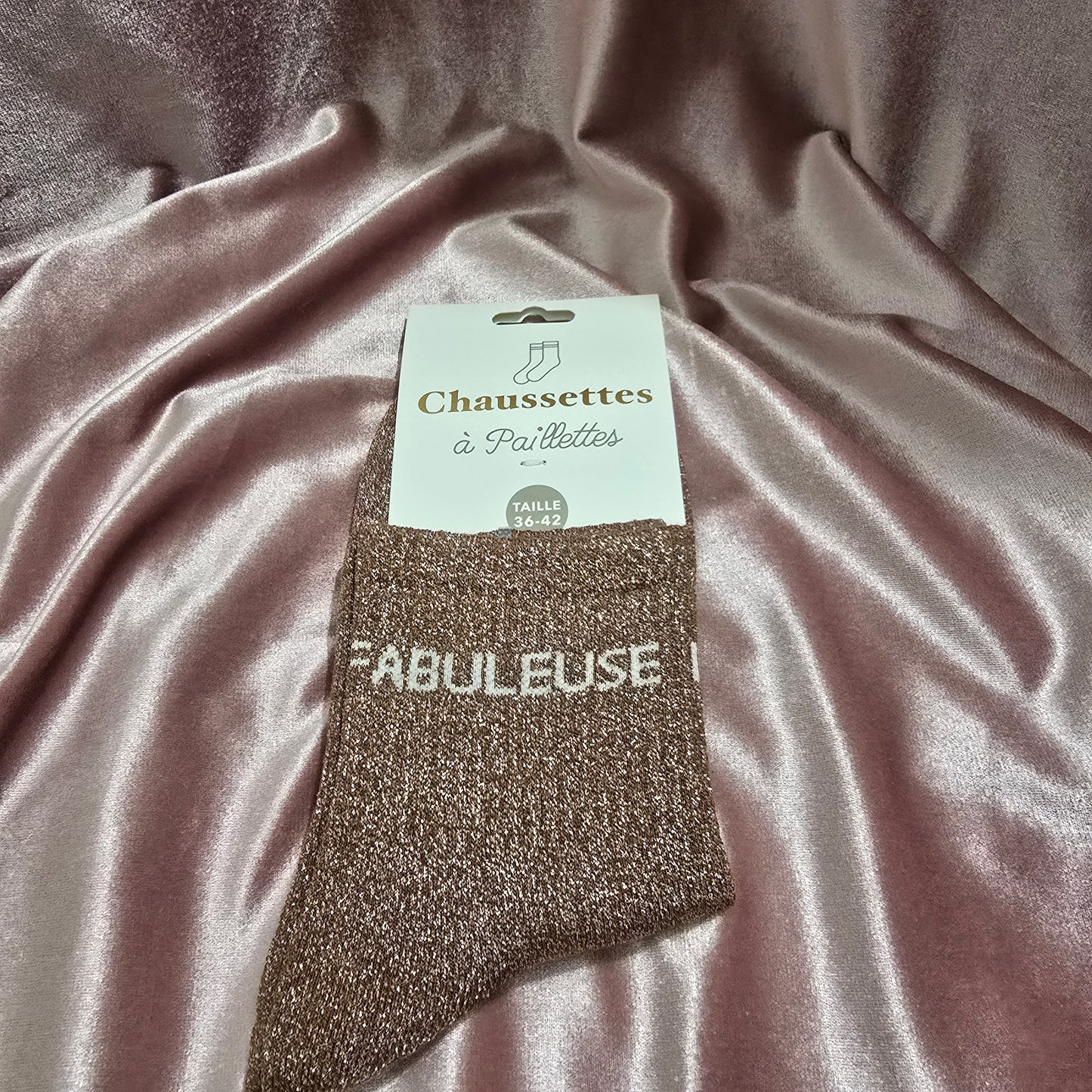 Chaussettes a paillettes