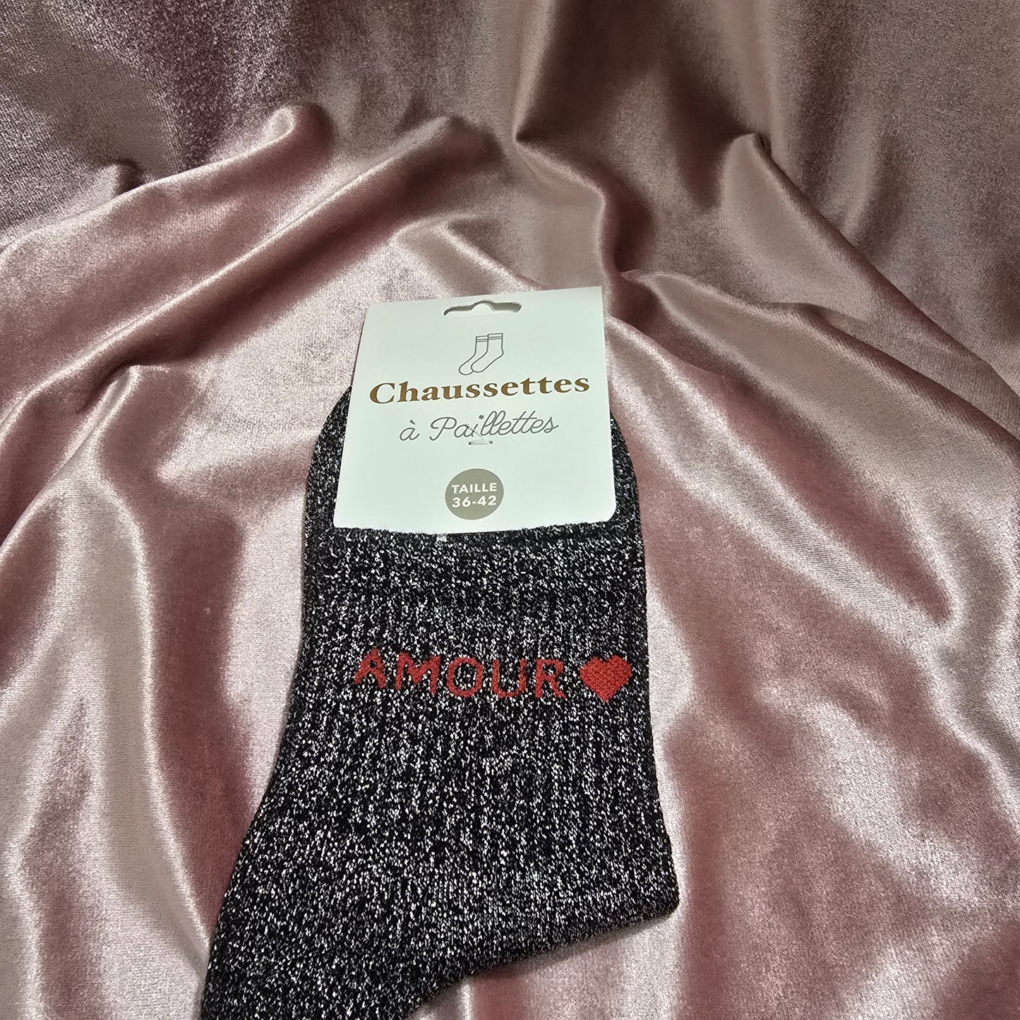 Chaussettes a paillettes