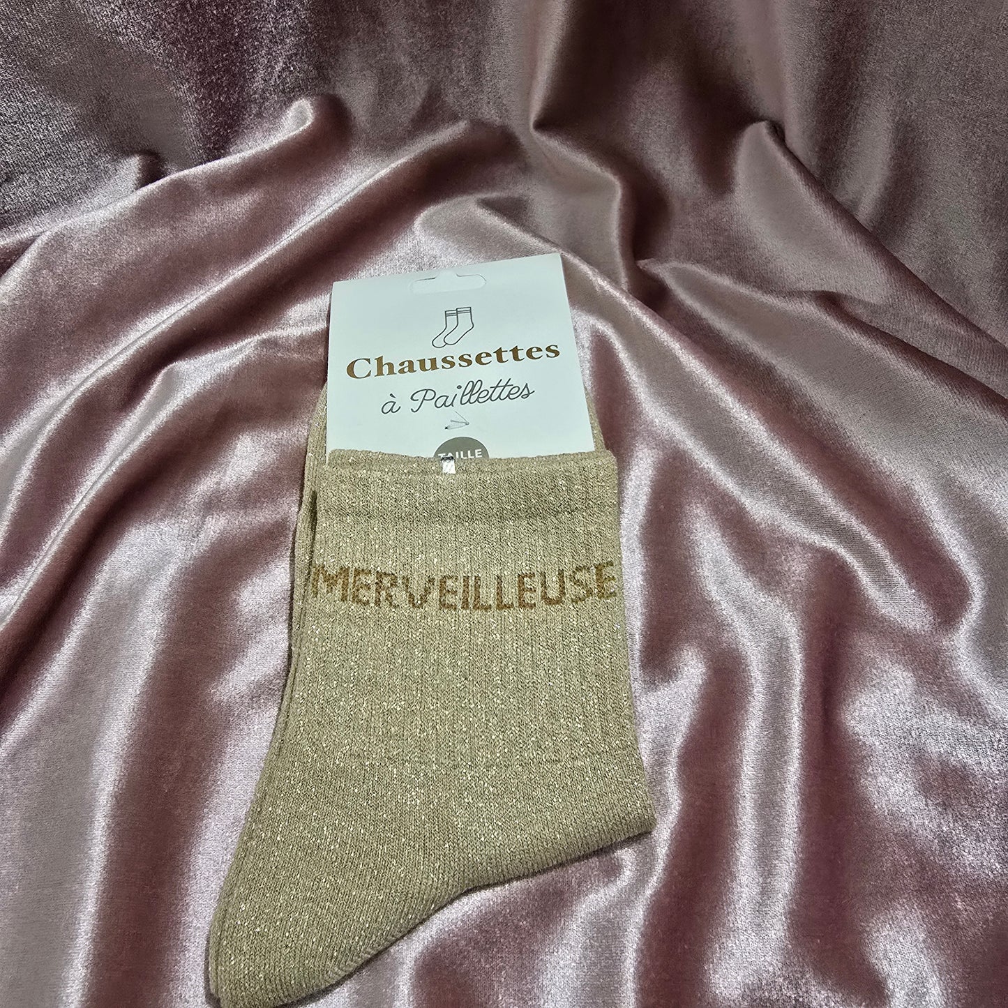Chaussettes a paillettes