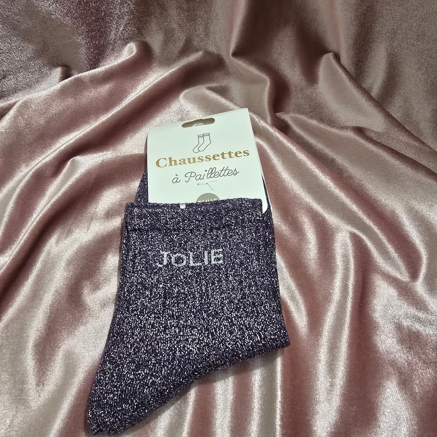 Chaussettes a paillettes