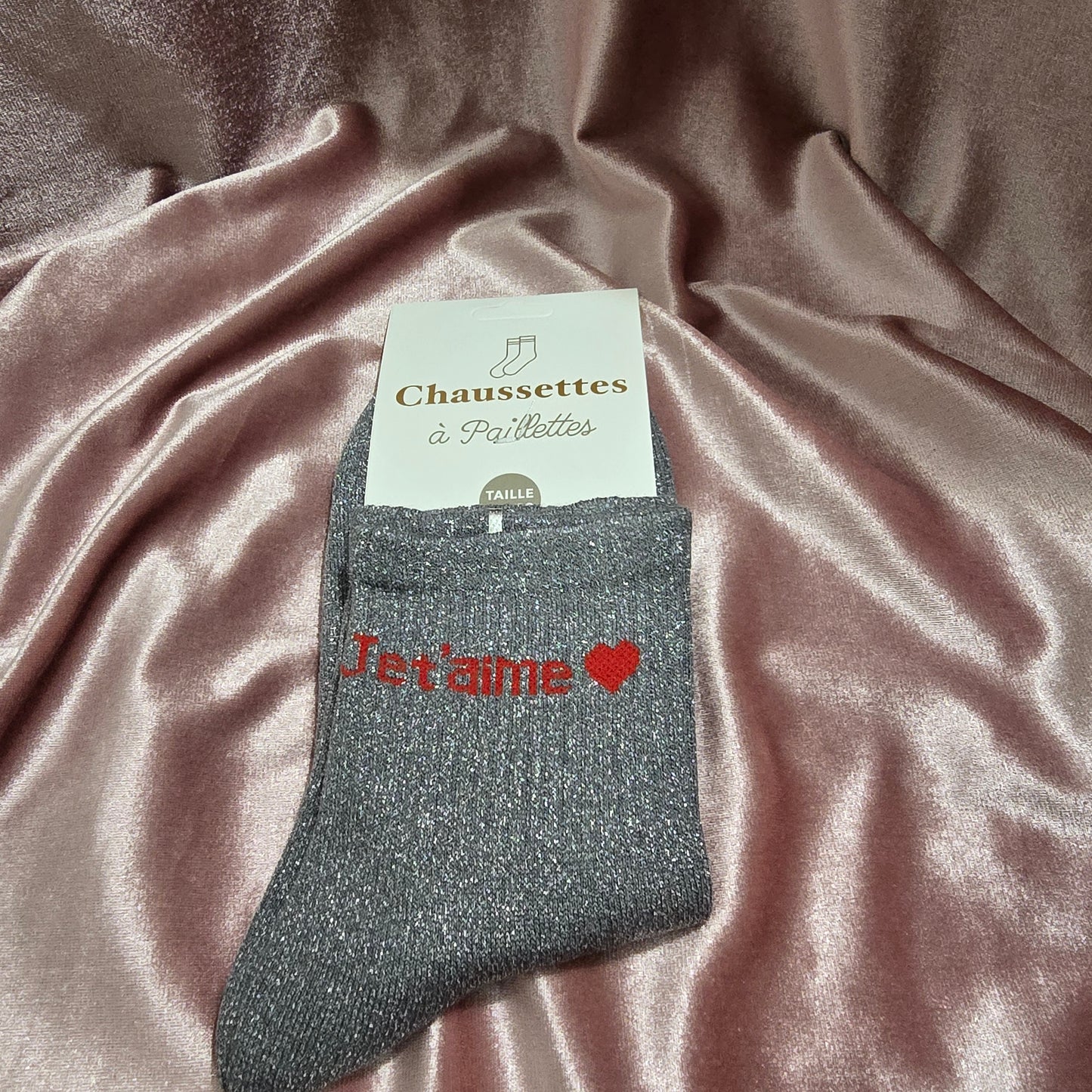 Chaussettes a paillettes
