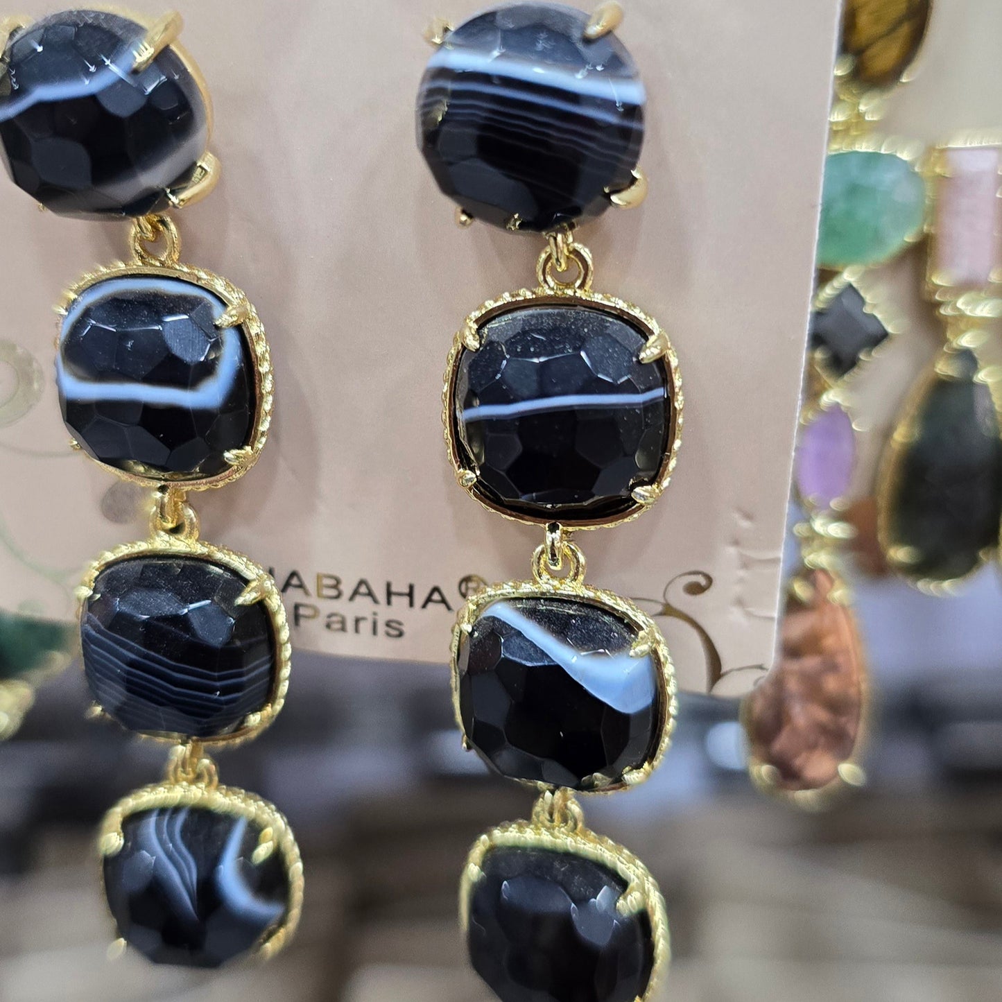 Boucle d'oreilles HABAHA Pierres Naturelles part 1