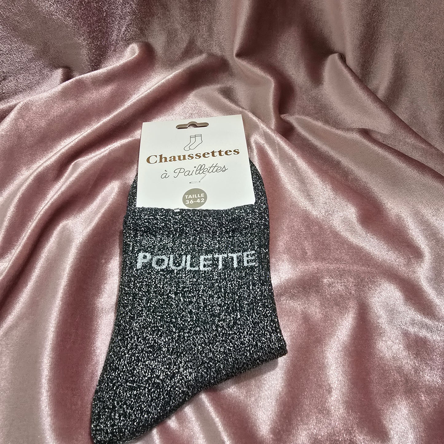 Chaussettes a paillettes