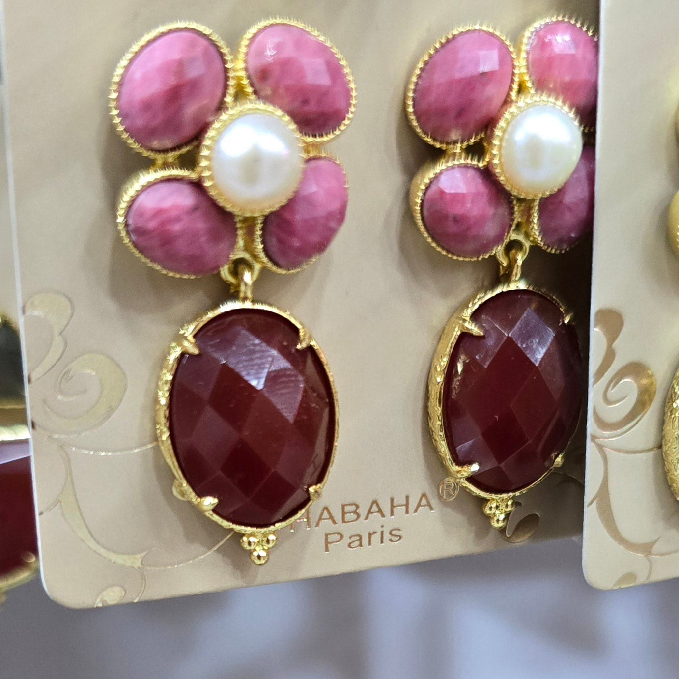 Boucle d'oreilles HABAHA Pierres Naturelles part 1