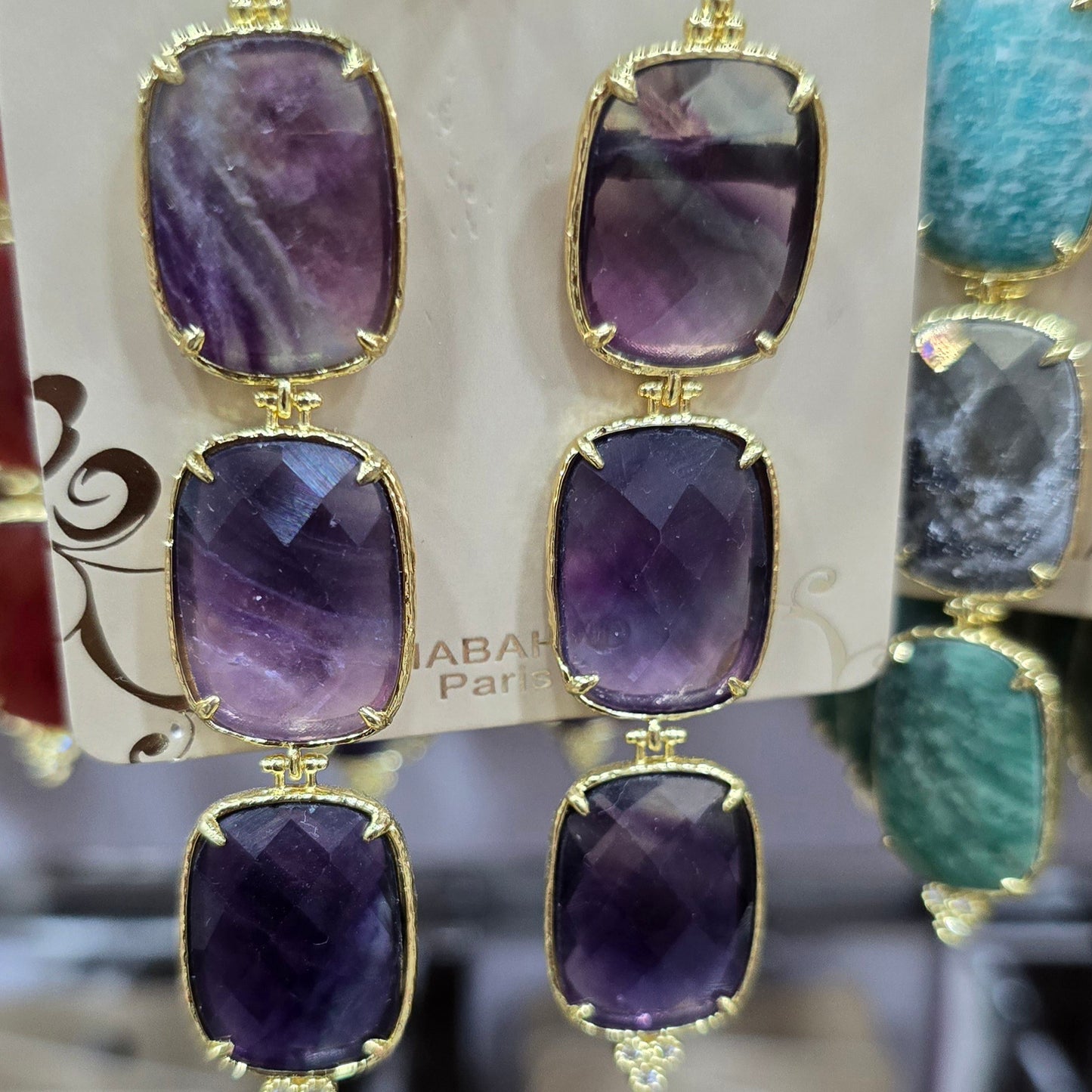 Boucle d'oreilles HABAHA Pierres Naturelles part 1