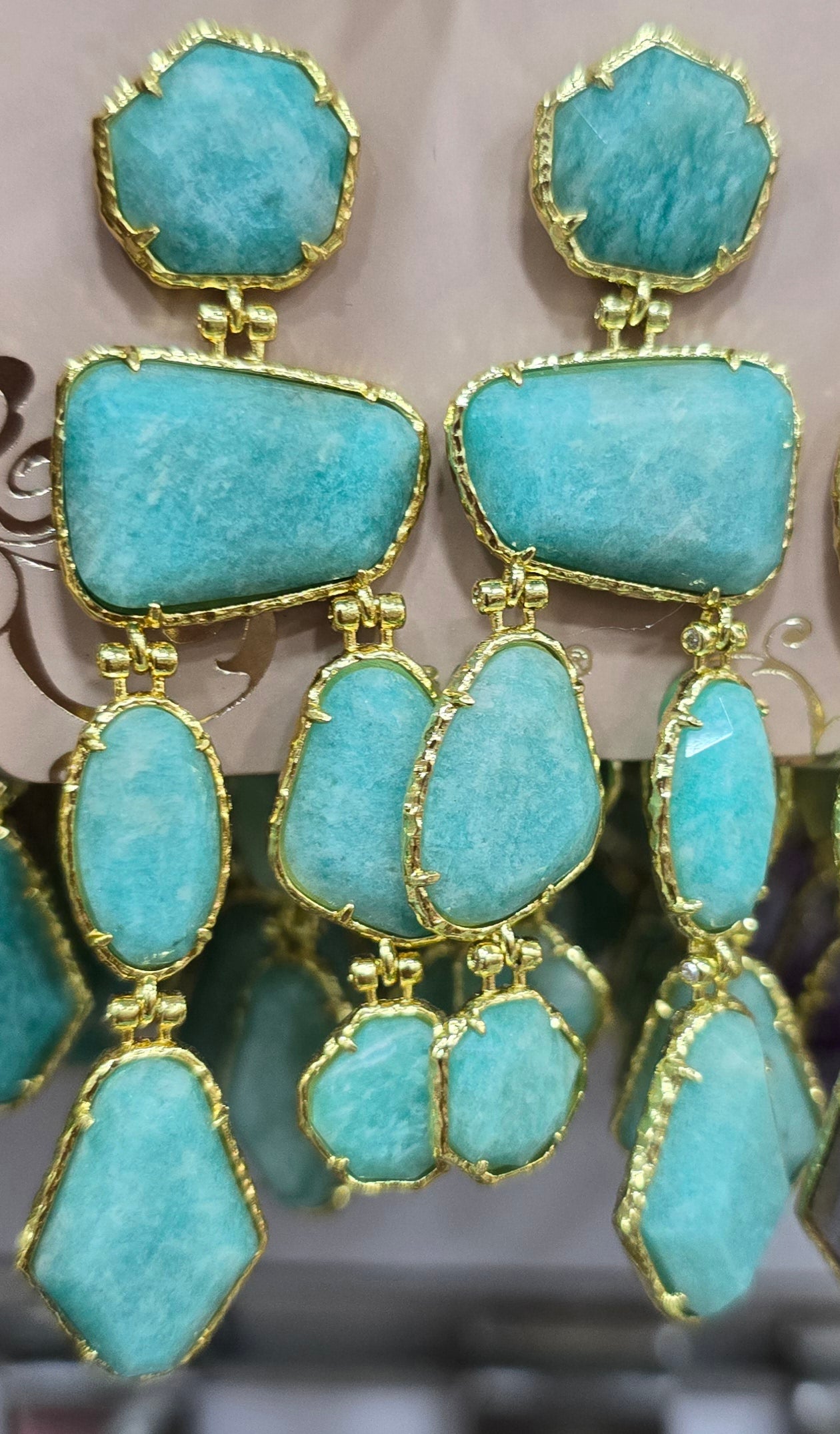 Boucle d'oreilles HABAHA Pierres naturelles part 2