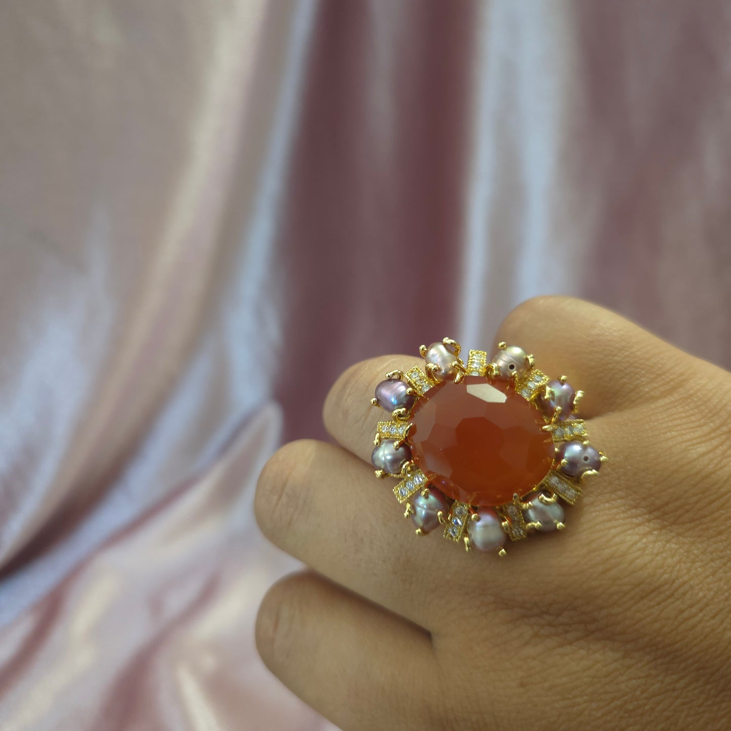 Bague versaille 2 Orange