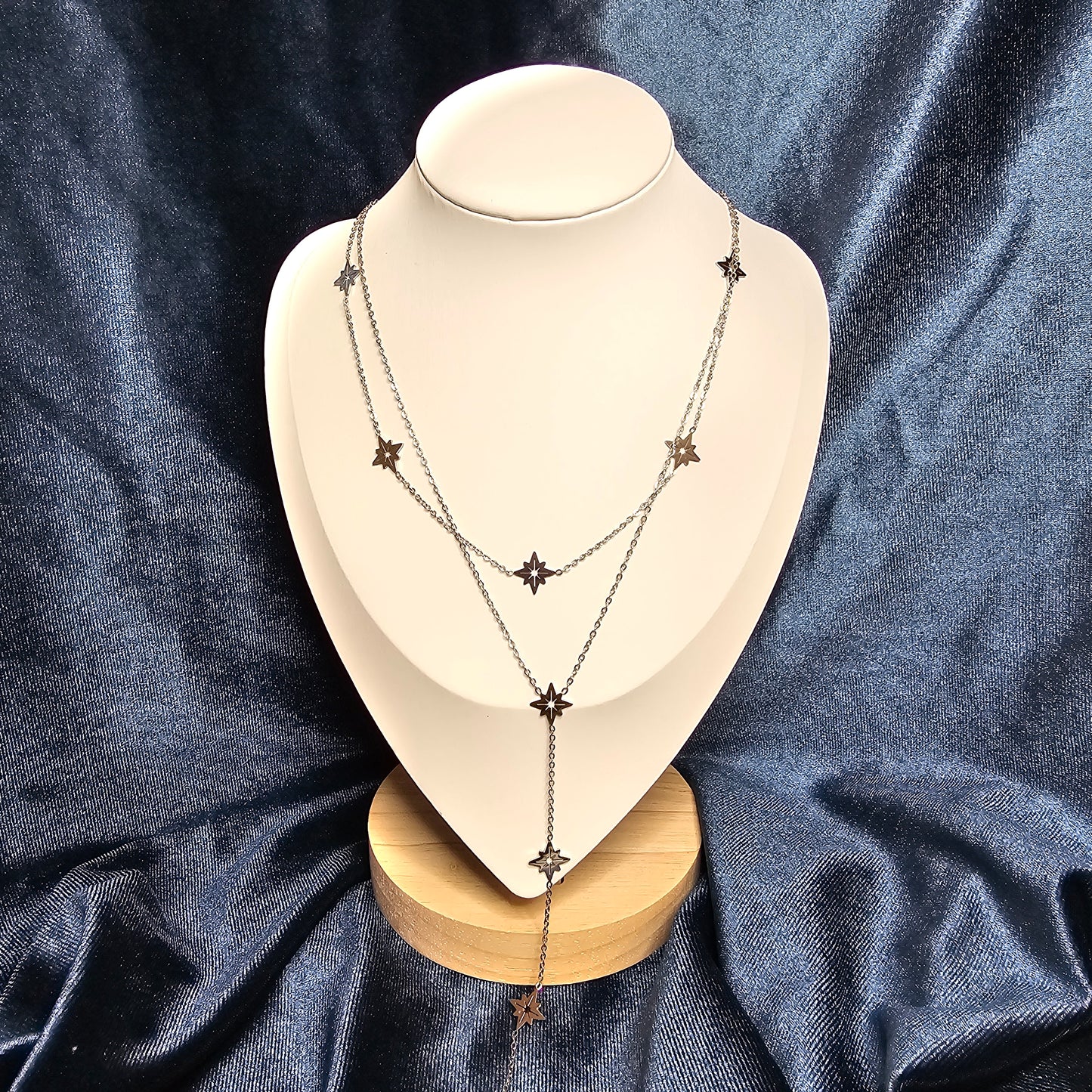 COLLIER Y ETOILÉ (Argenté)