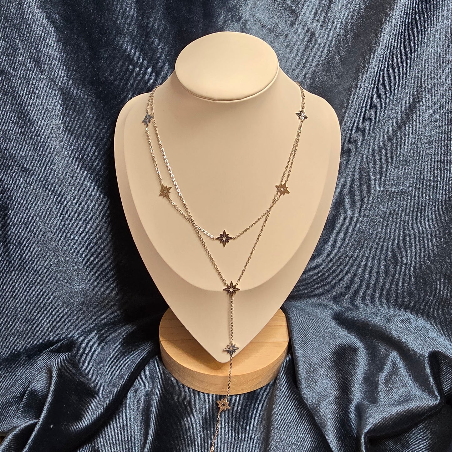 COLLIER Y ETOILÉ (Argenté)