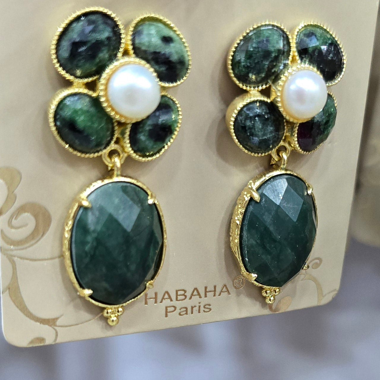 Boucle d'oreilles HABAHA Pierres Naturelles part 1