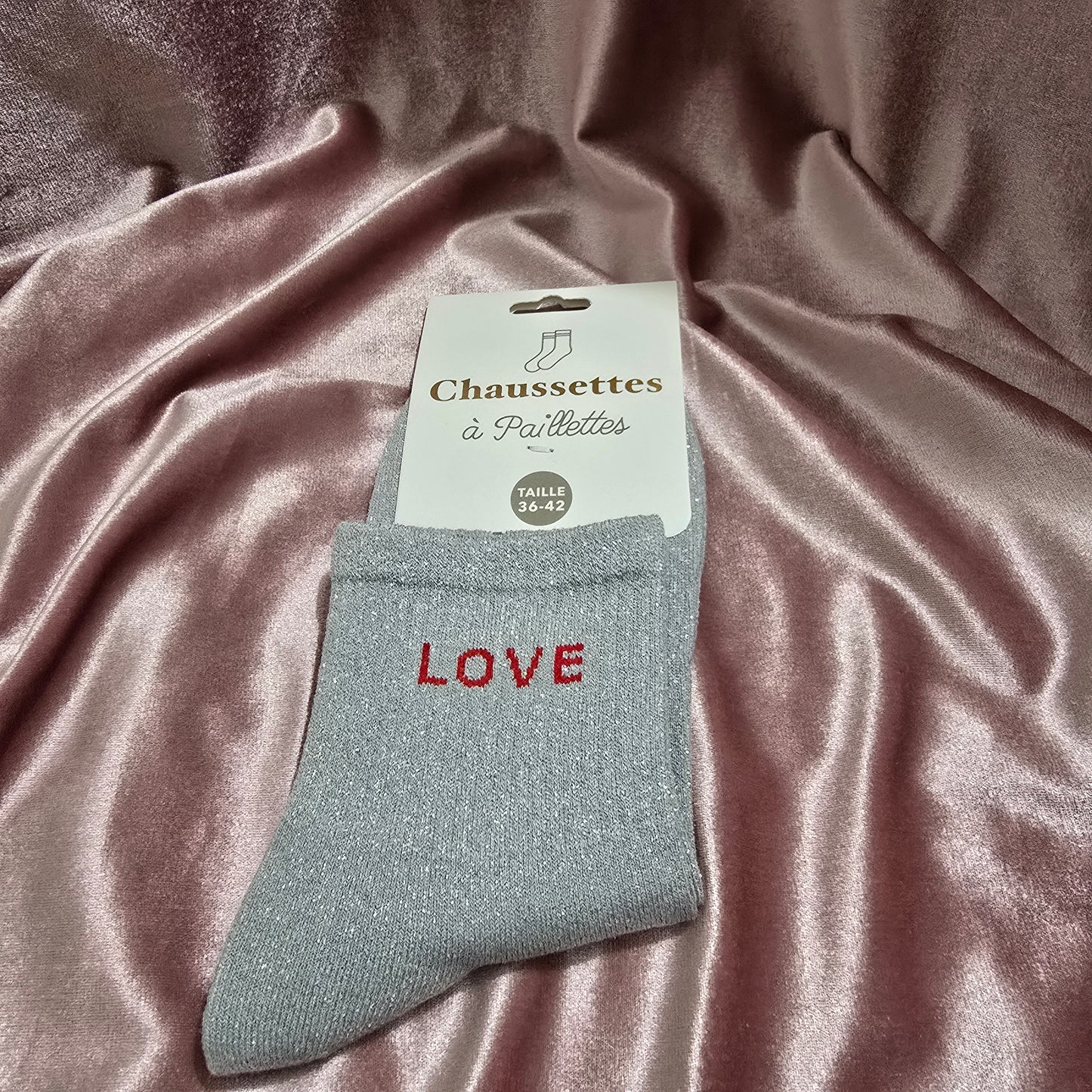 Chaussettes a paillettes