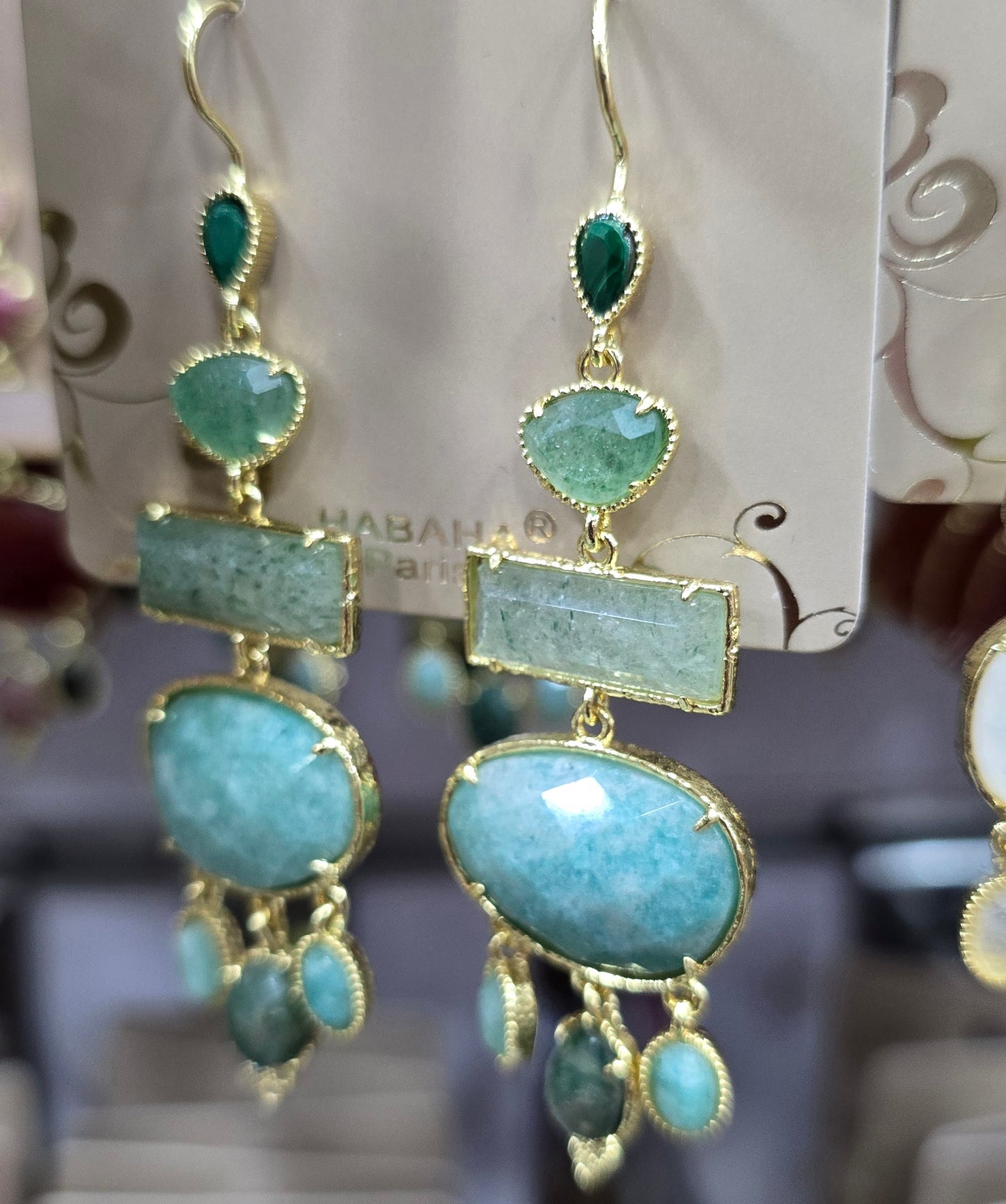 Boucle d'oreilles HABAHA Pierres Naturelles part 1