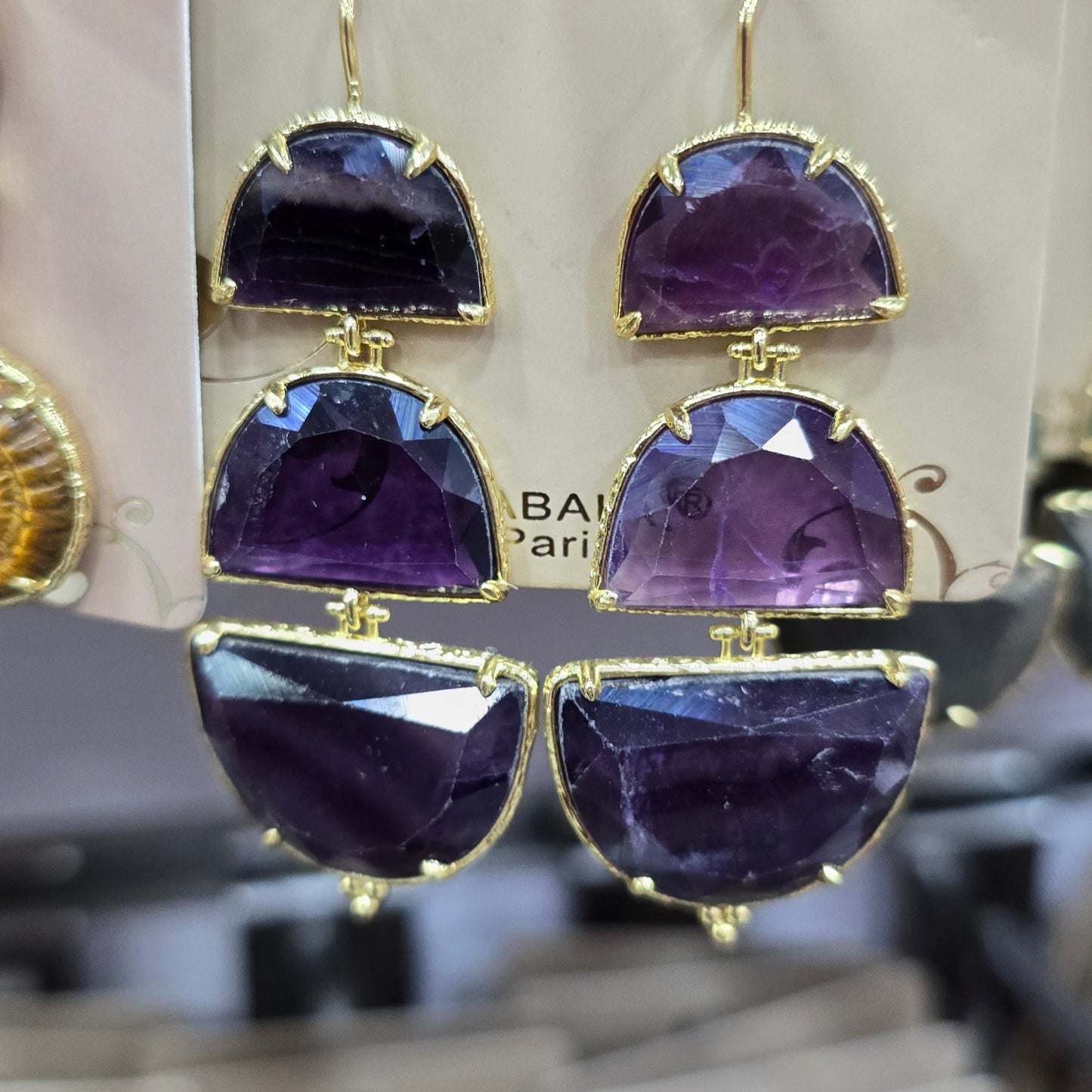 Boucle d'oreilles HABAHA Pierres Naturelles part 1