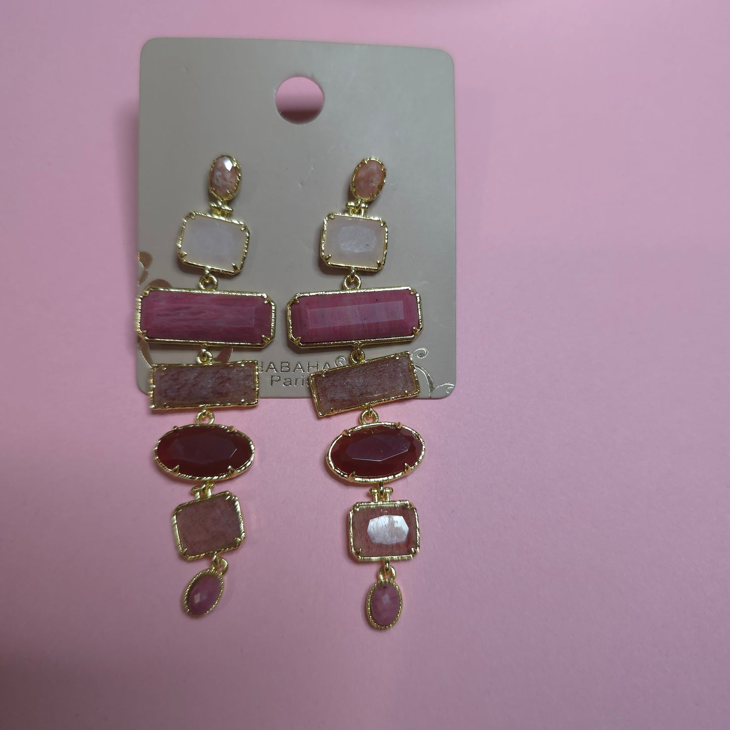 Boucle d'oreilles HABAHA Pierres Naturelles part 1