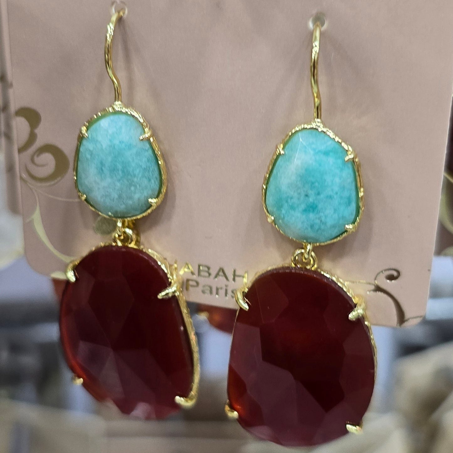 Boucle d'oreilles HABAHA Pierres Naturelles part 1
