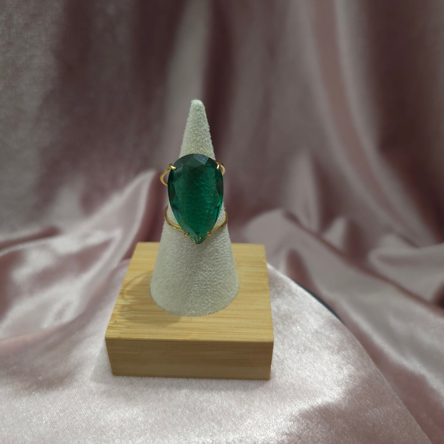 Bague retro goutte