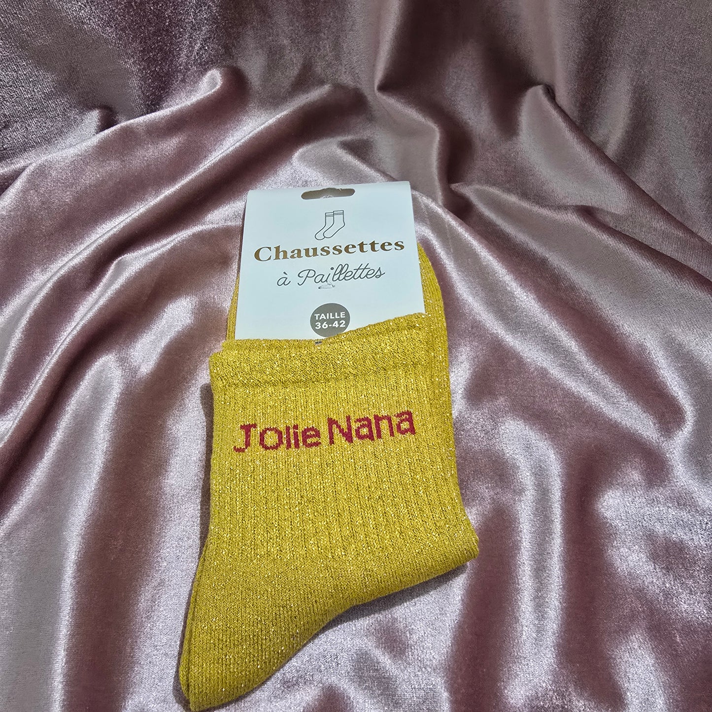 Chaussettes a paillettes