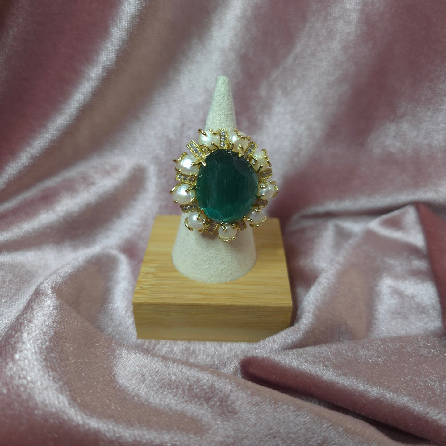 Bague versaille emeraude