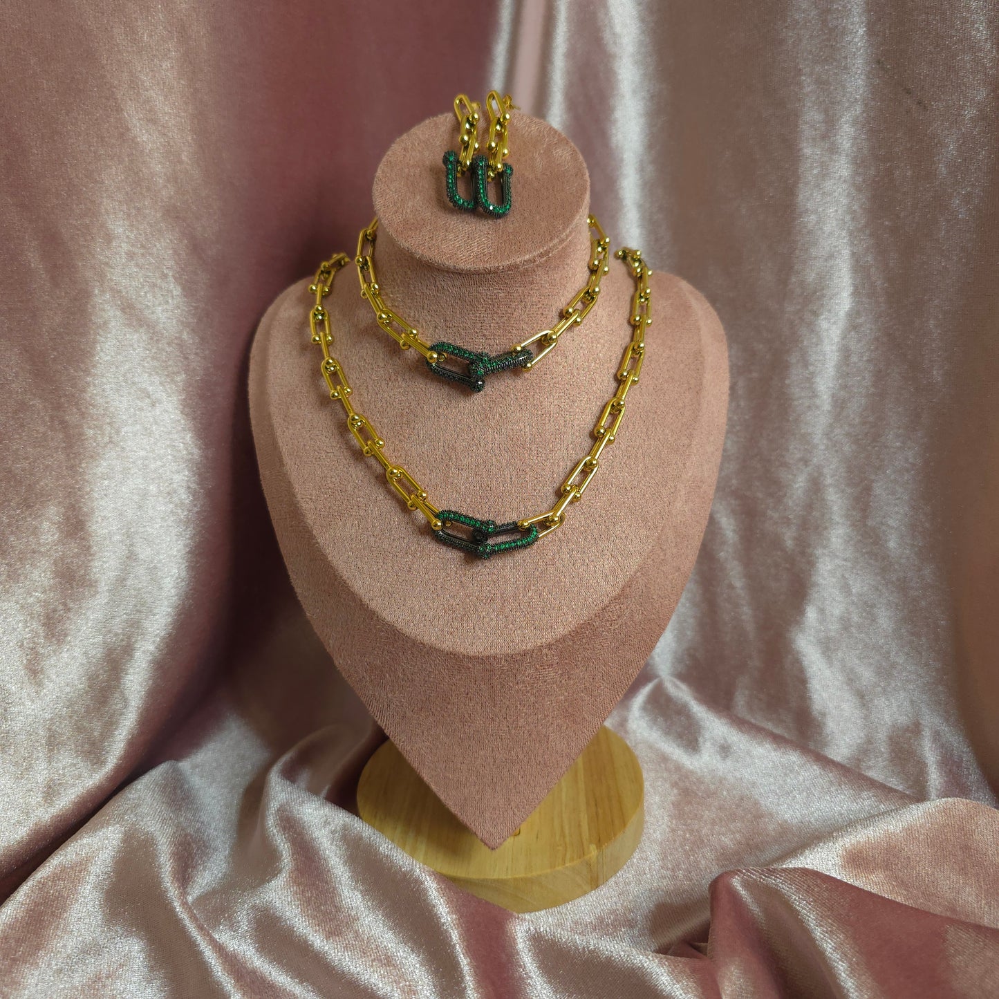Parure BICOLORS vert