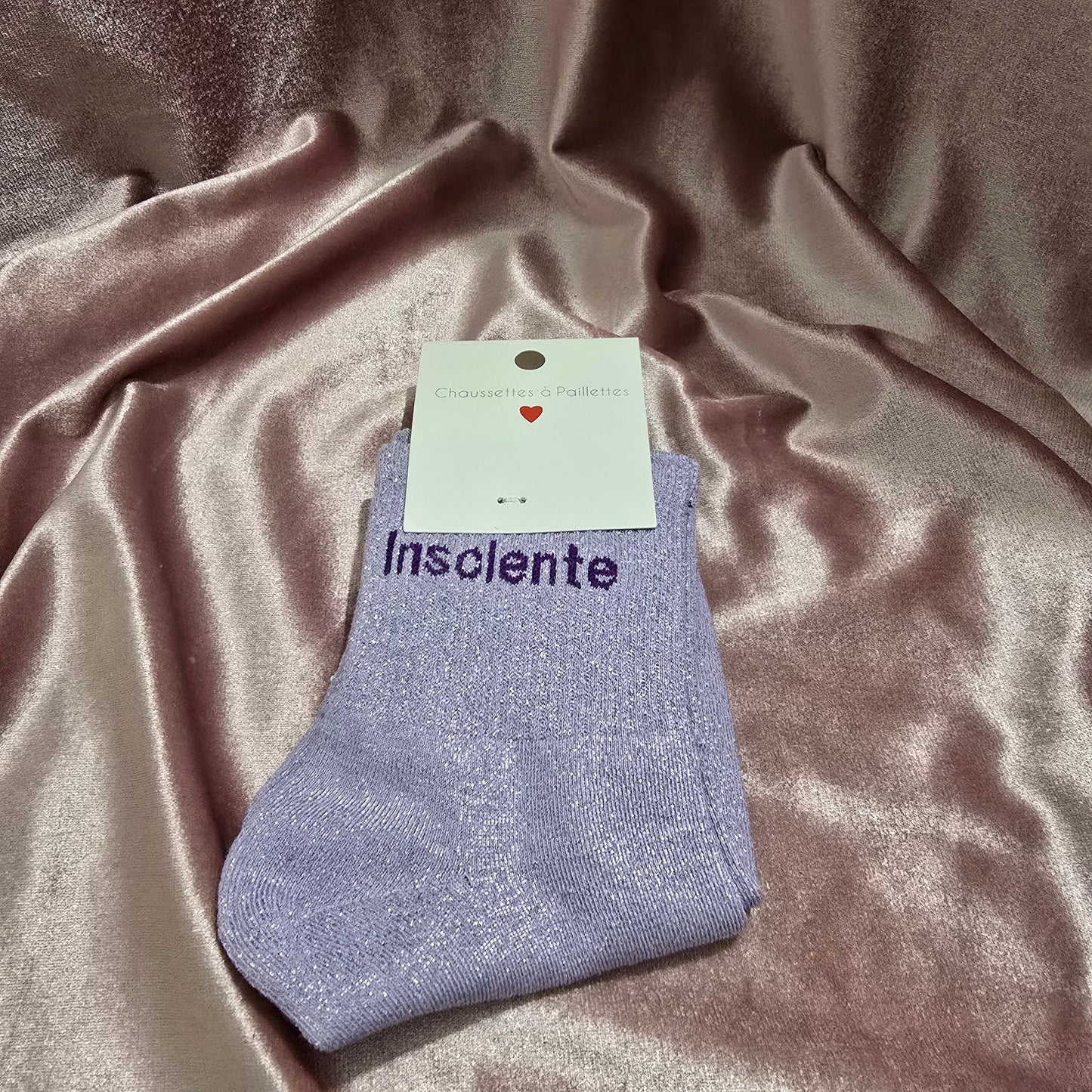Chaussettes a paillettes