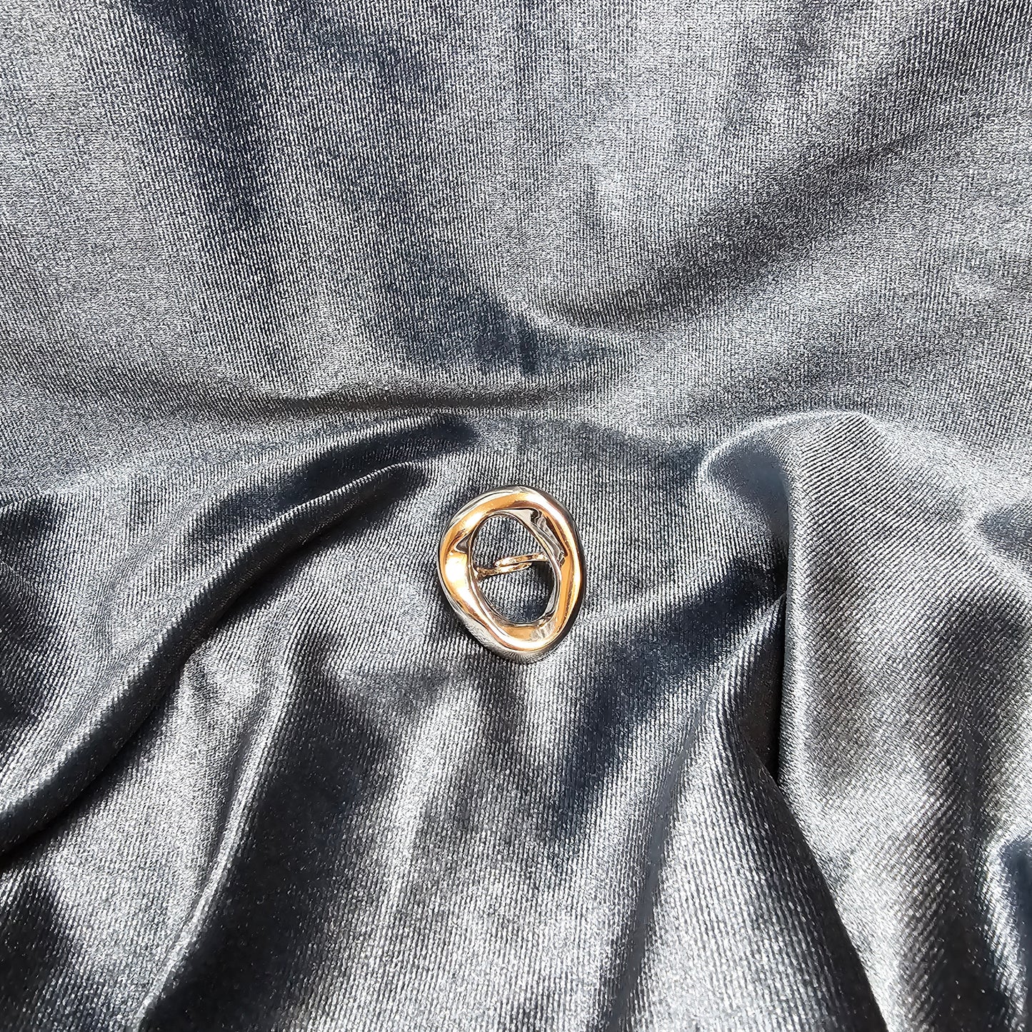 Bague ronde XL (Argenté)