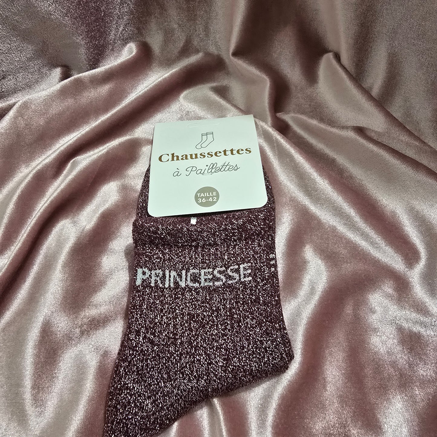 Chaussettes a paillettes
