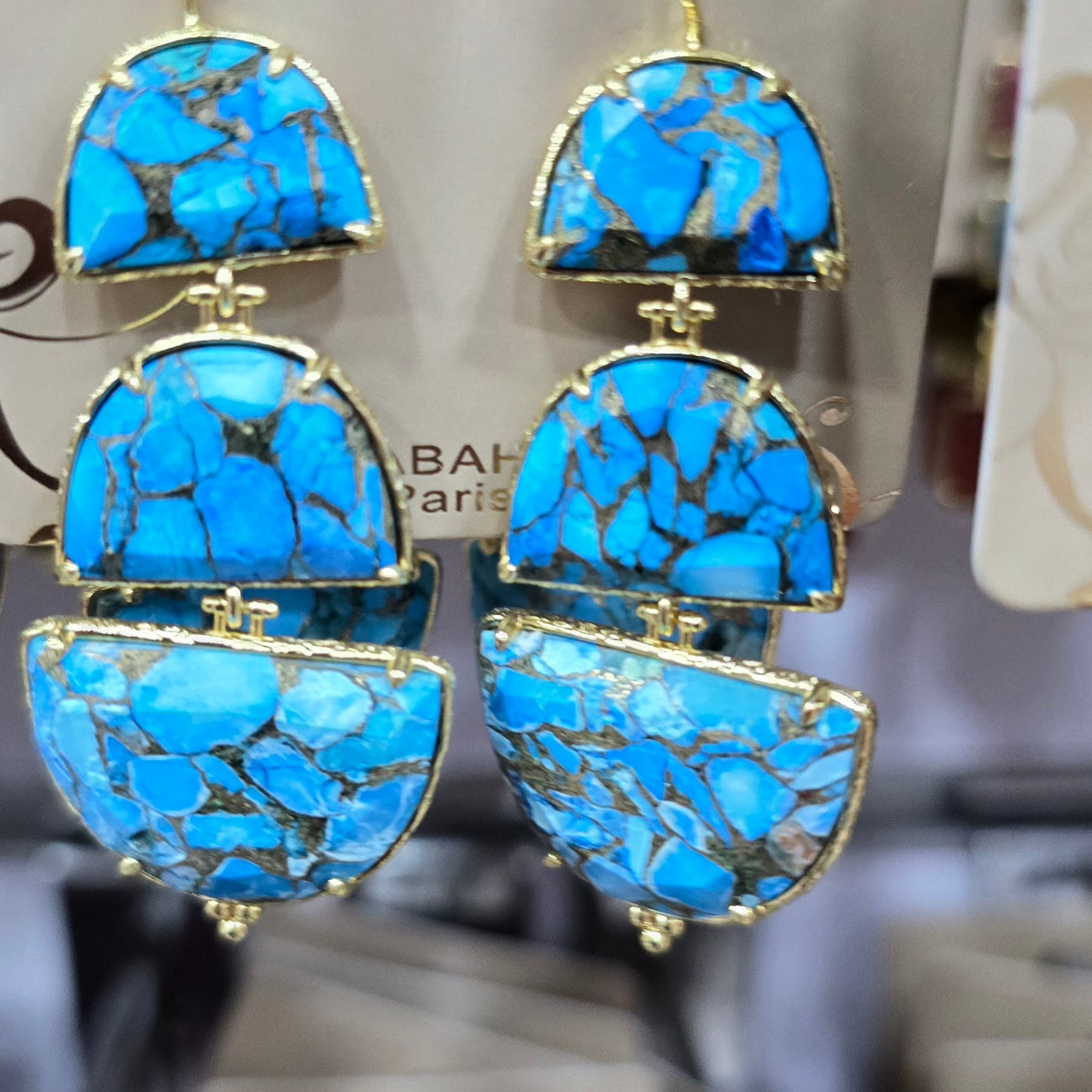 Boucle d'oreilles HABAHA Pierres Naturelles part 1