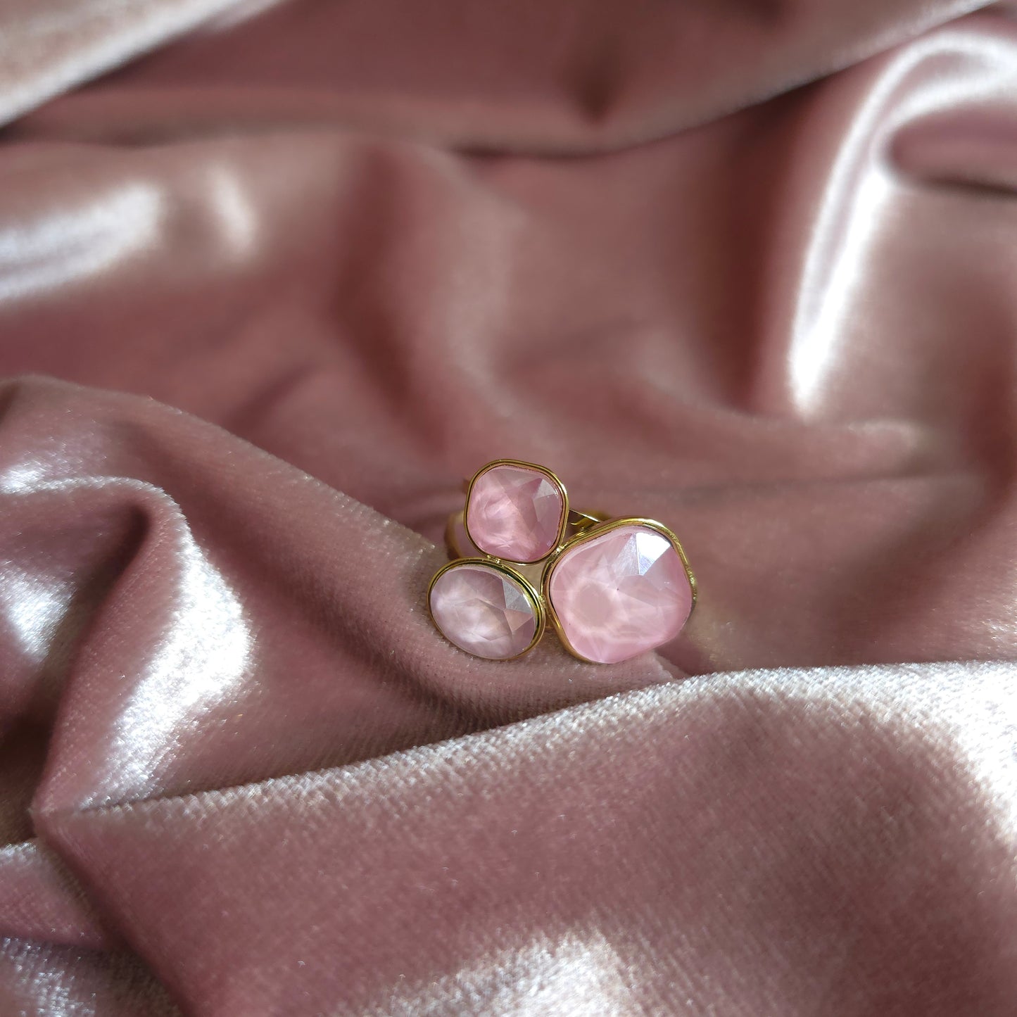 BAGUE CRISTAL ROSE