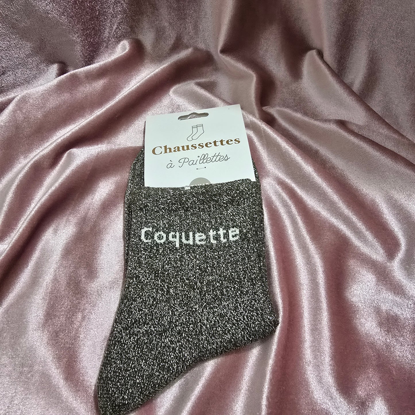 Chaussettes a paillettes