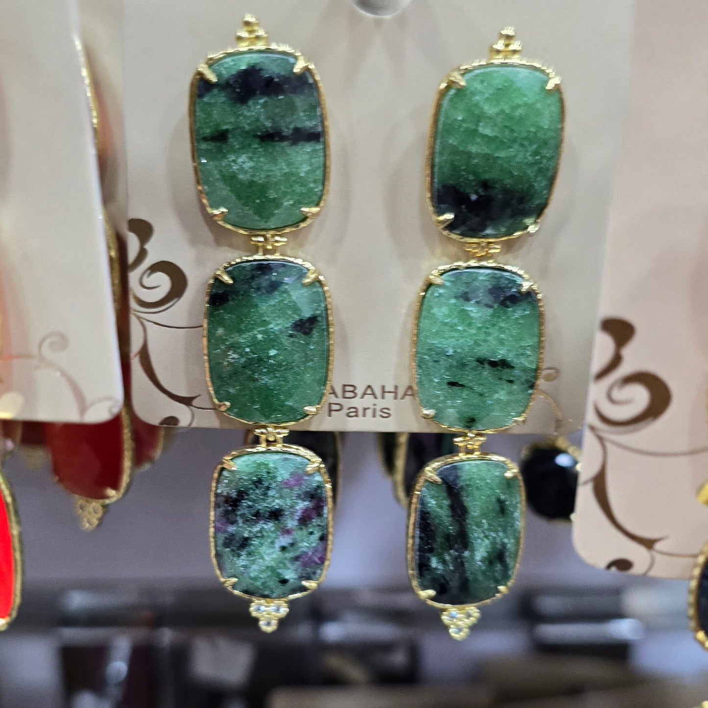 Boucle d'oreilles HABAHA Pierres Naturelles part 1