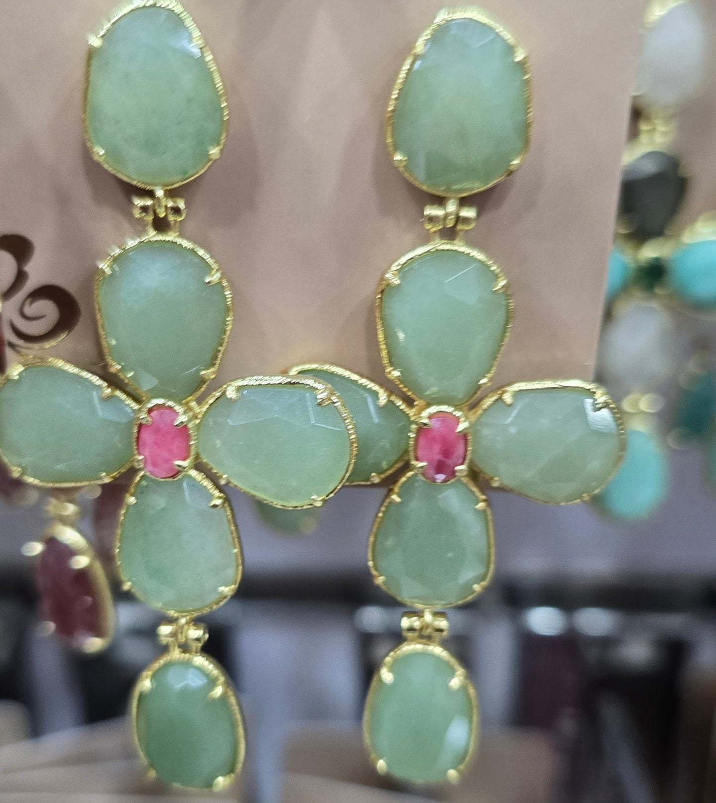 Boucle d'oreilles HABAHA Pierres Naturelles part 1