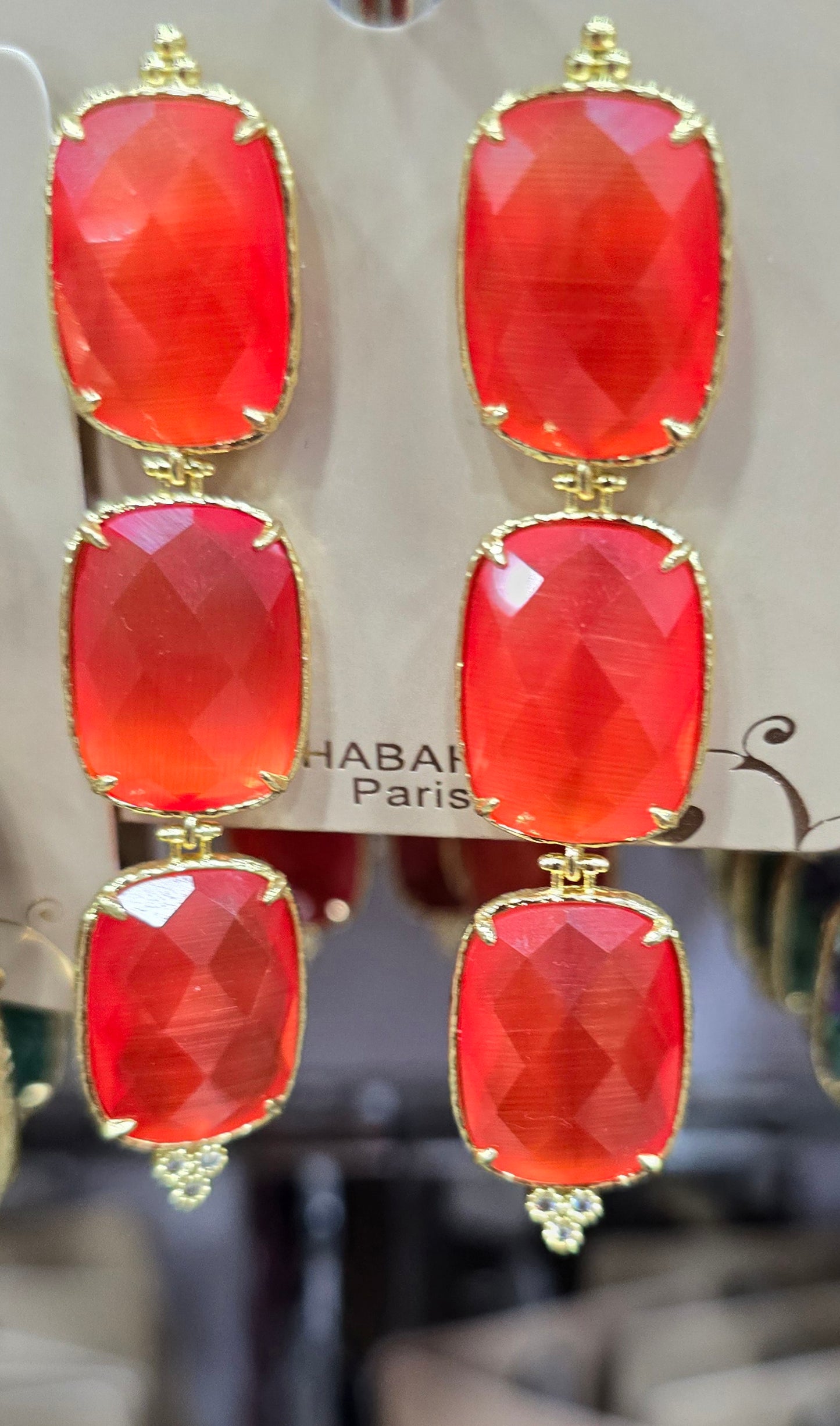 Boucle d'oreilles HABAHA Pierres Naturelles part 1