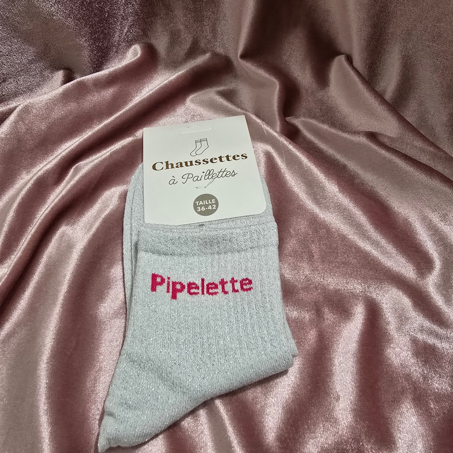 Chaussettes a paillettes