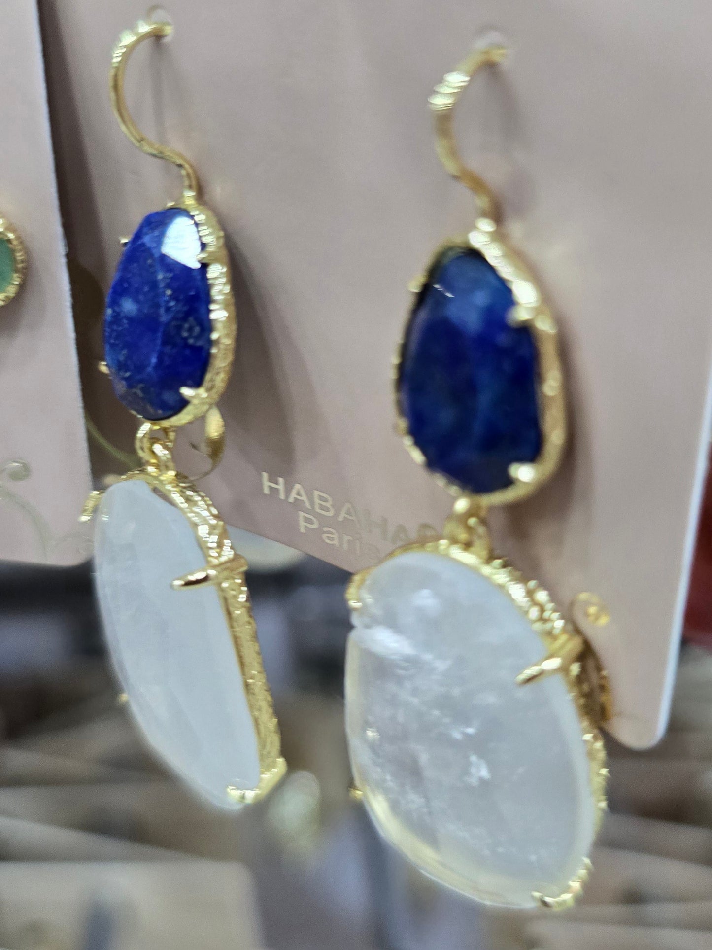 Boucle d'oreilles HABAHA Pierres Naturelles part 1
