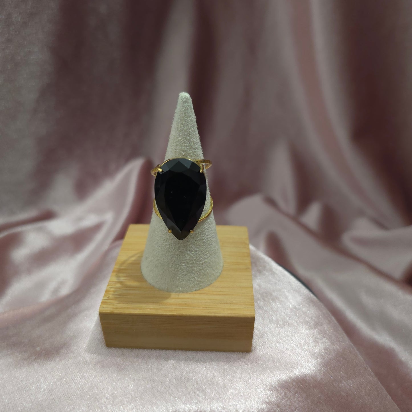 Bague retro goutte