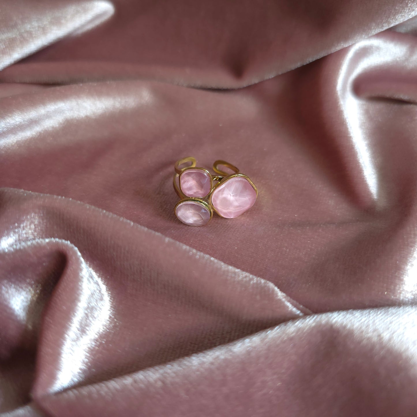 BAGUE CRISTAL ROSE