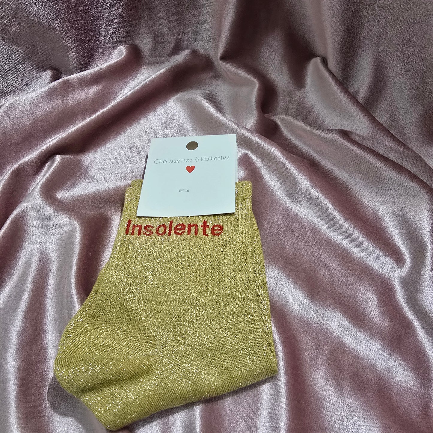 Chaussettes a paillettes