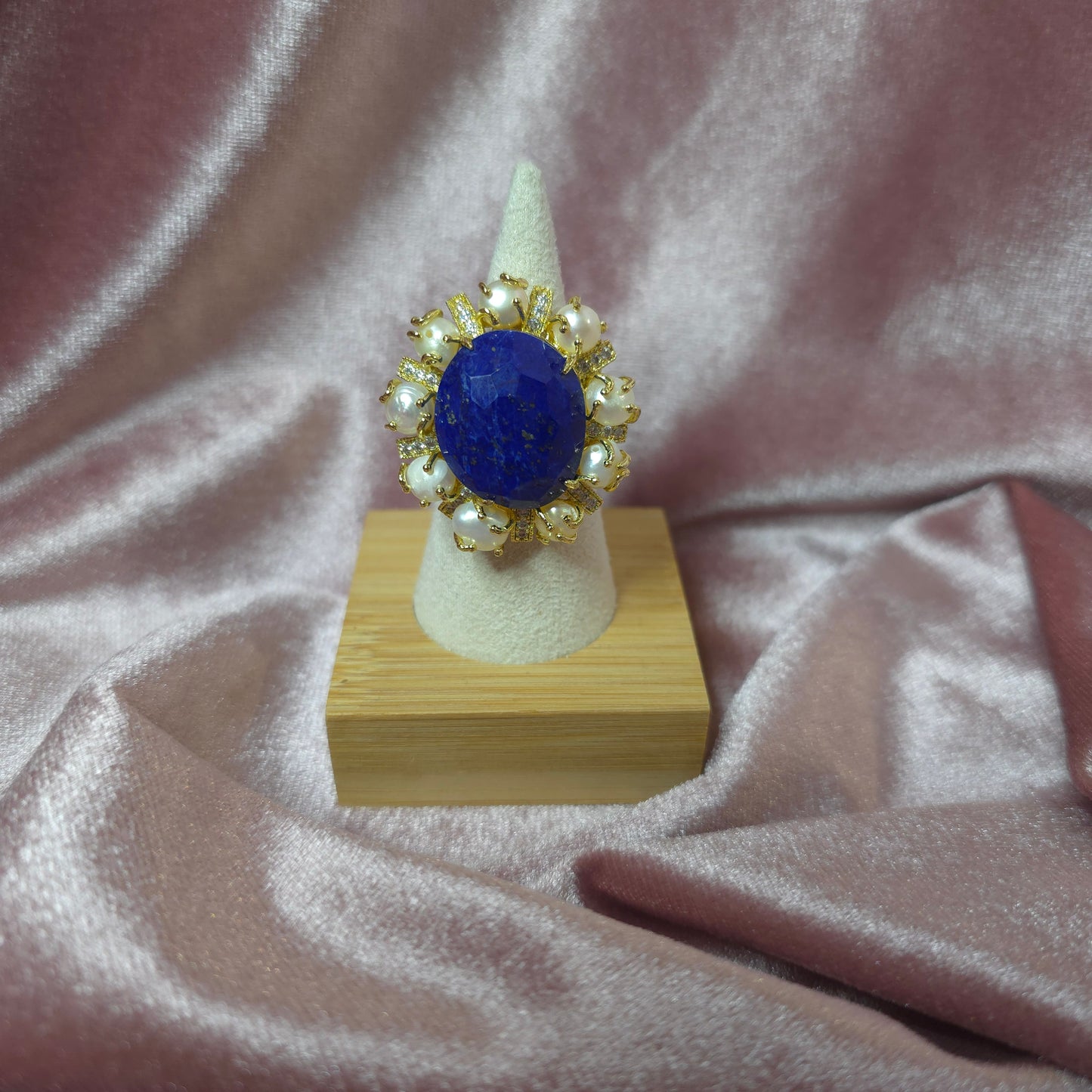 Bague versaille lapis lazuli