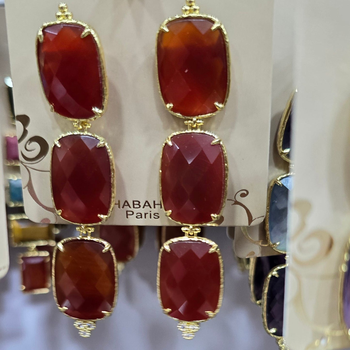 Boucle d'oreilles HABAHA Pierres Naturelles part 1