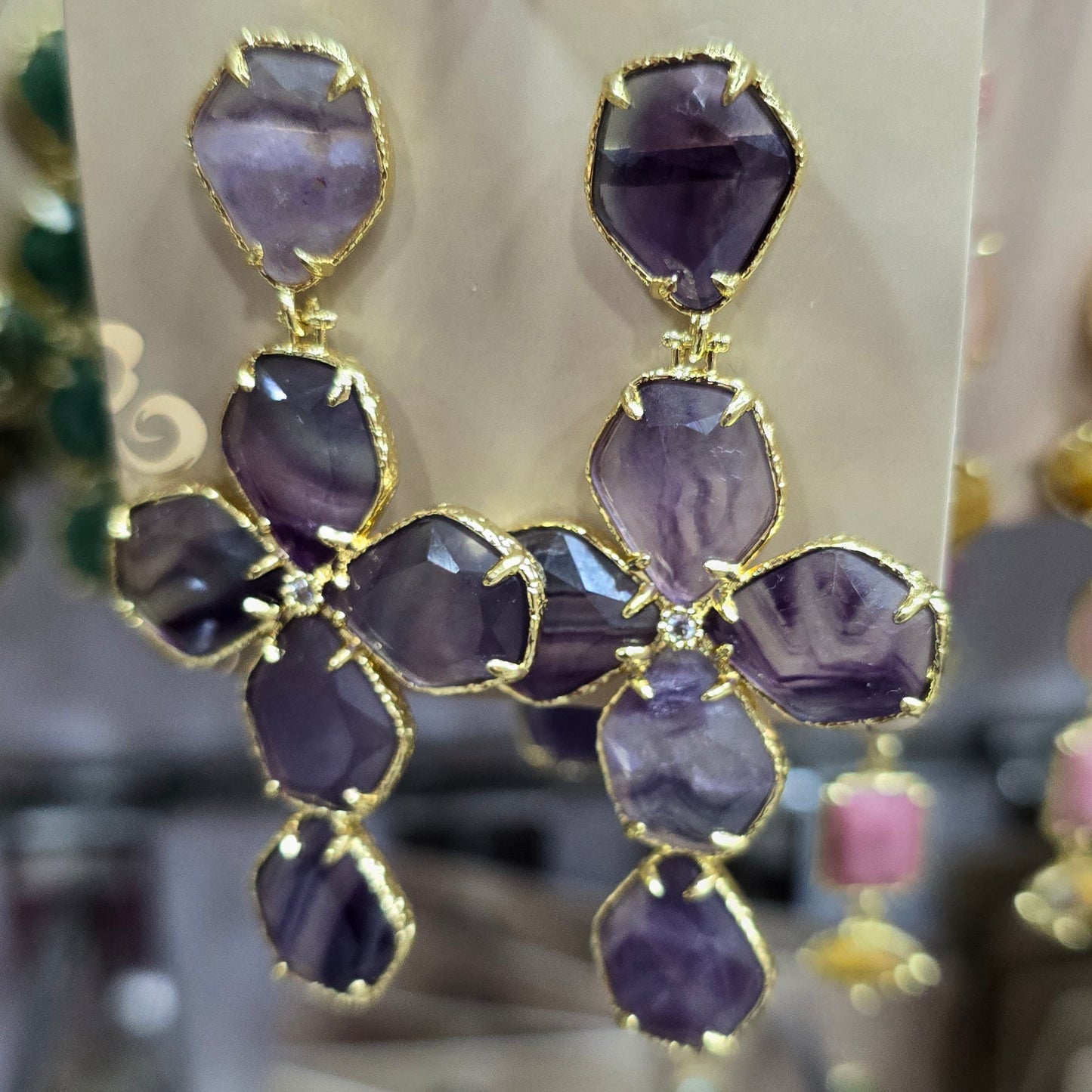 Boucle d'oreilles HABAHA Pierres Naturelles part 1