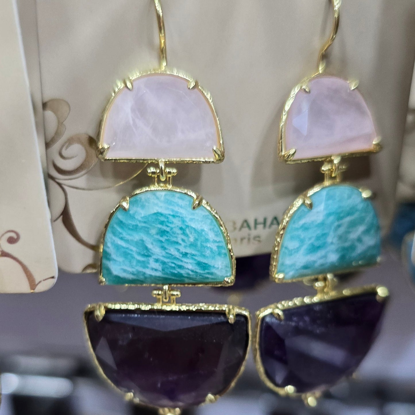 Boucle d'oreilles HABAHA Pierres Naturelles part 1