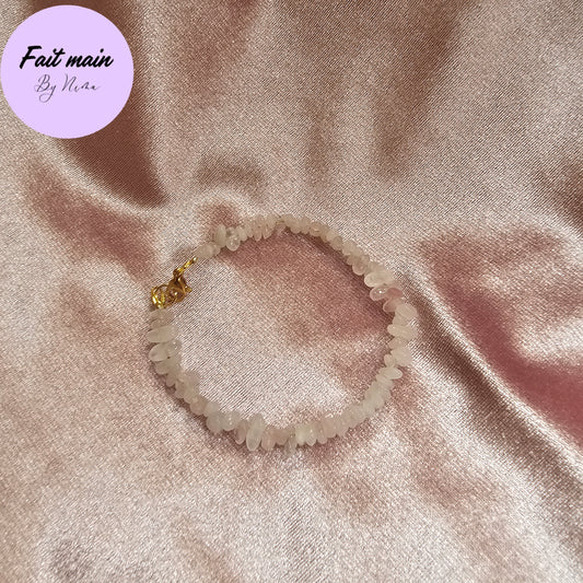 BRACELET QUARTZ ROSE